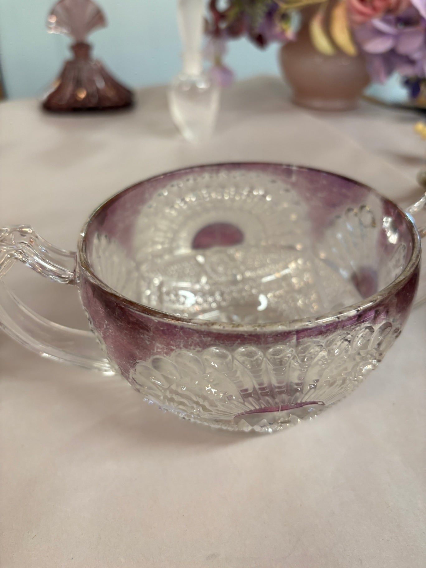  Early American Pattern Glass (EAPG) cup