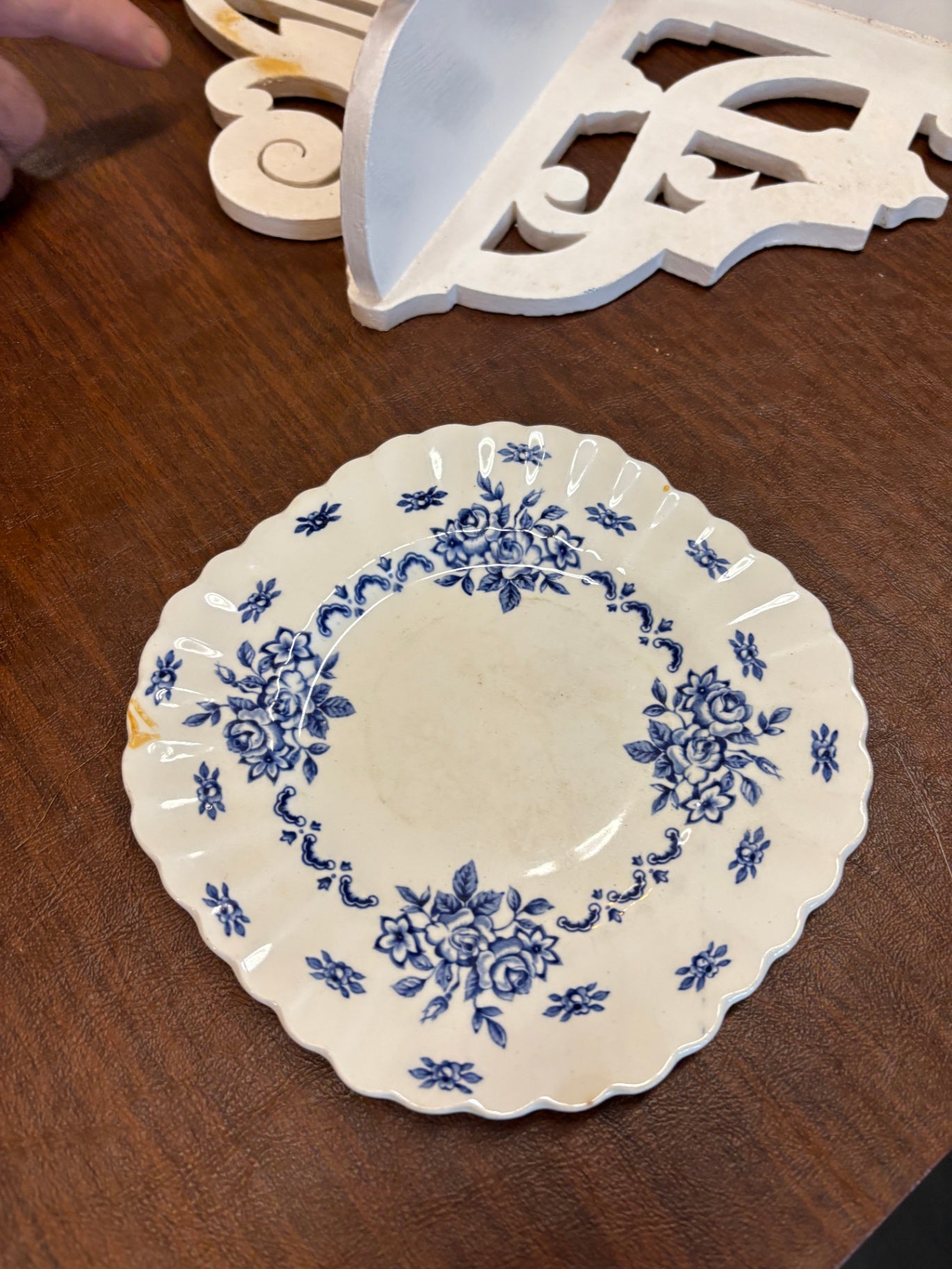  Square Dessert Plate Chatsworth Blue