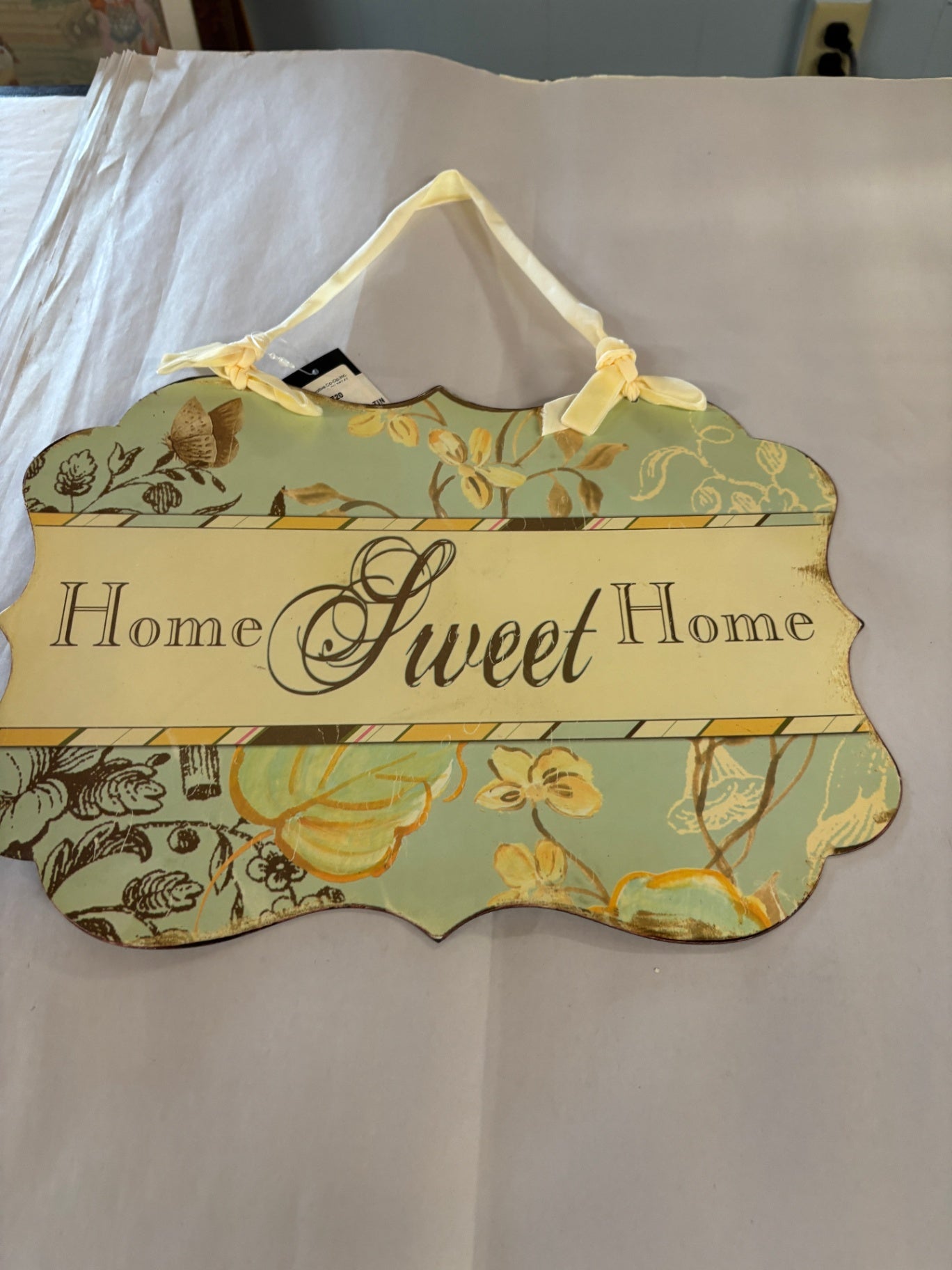 Metal Home Sweet Home Sign