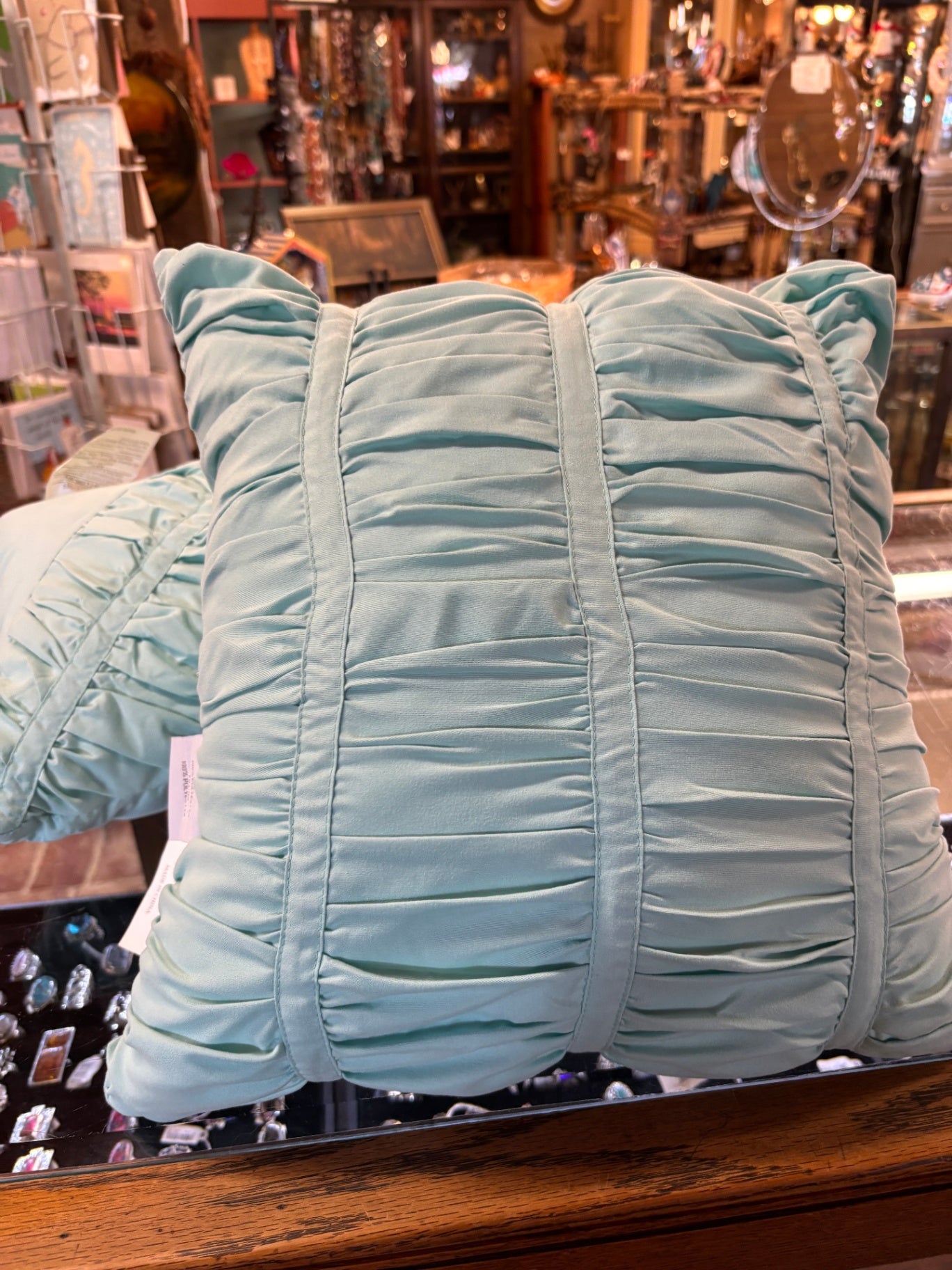 Pair of Mint Green Pillows