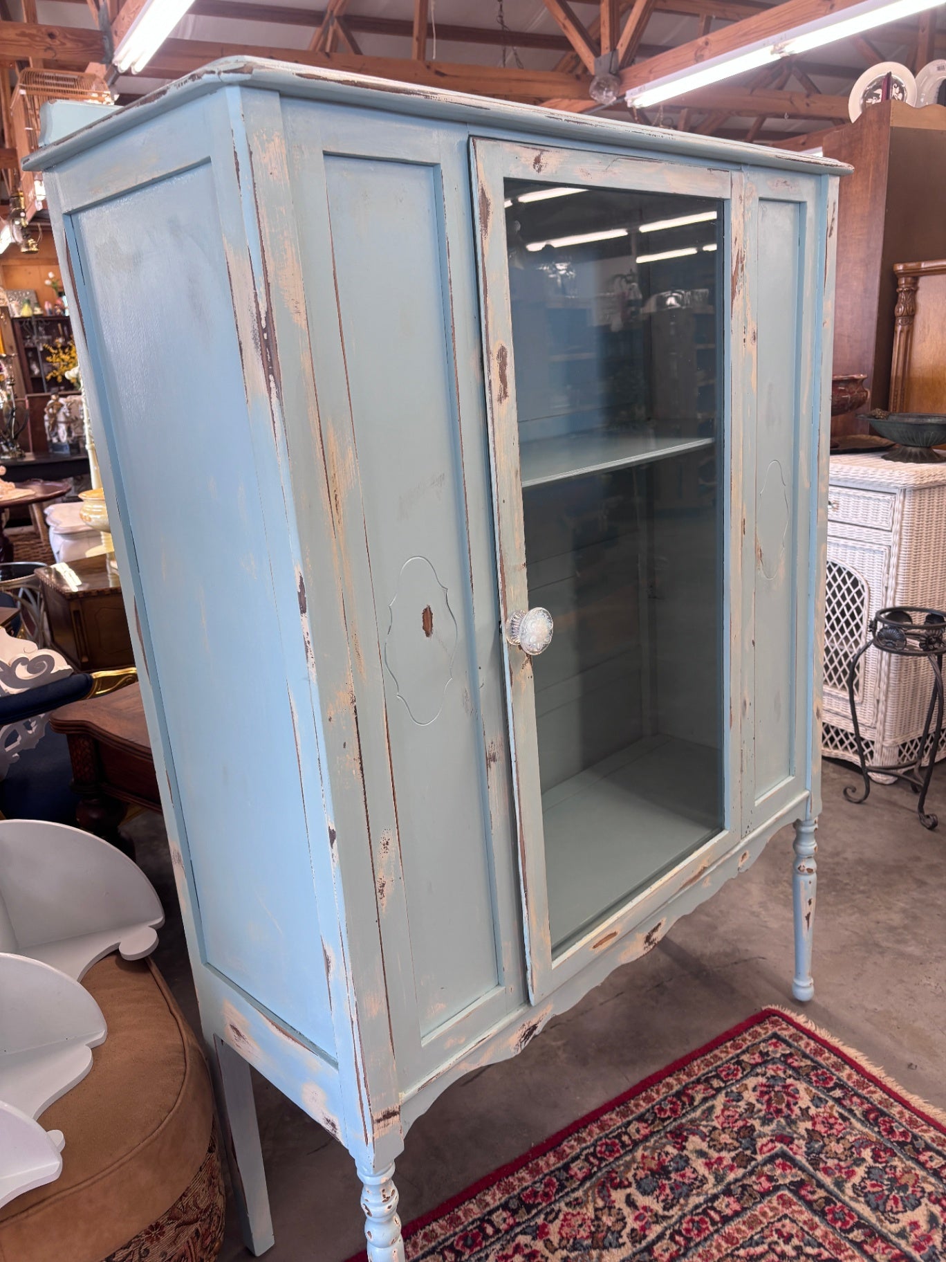 Painted Display Cabinet