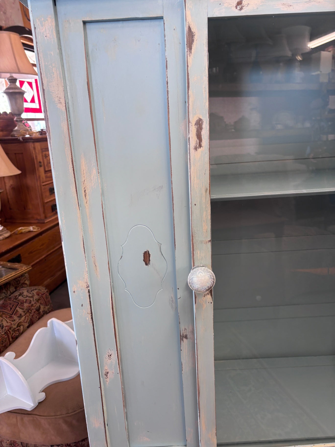 Painted Display Cabinet