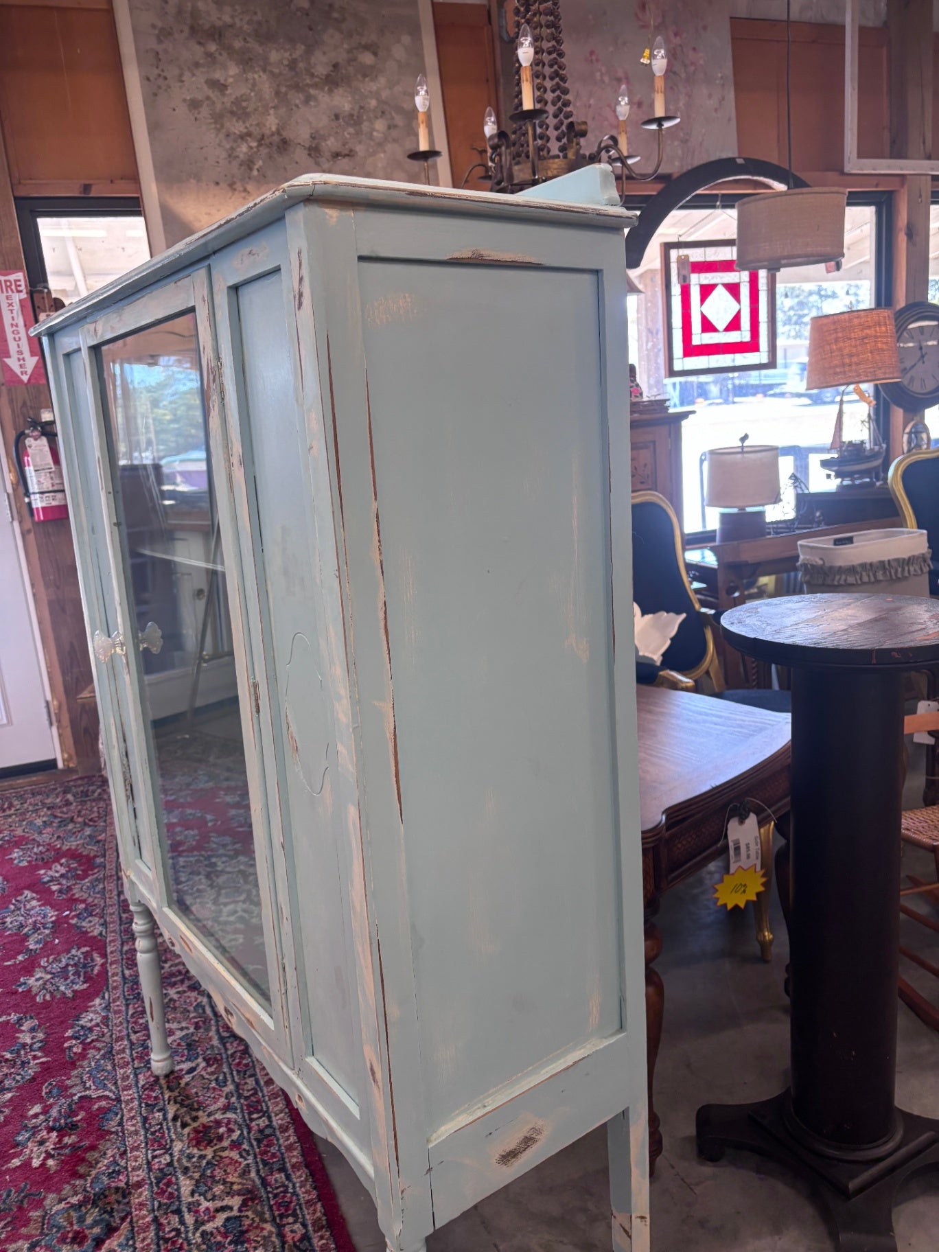 Painted Display Cabinet