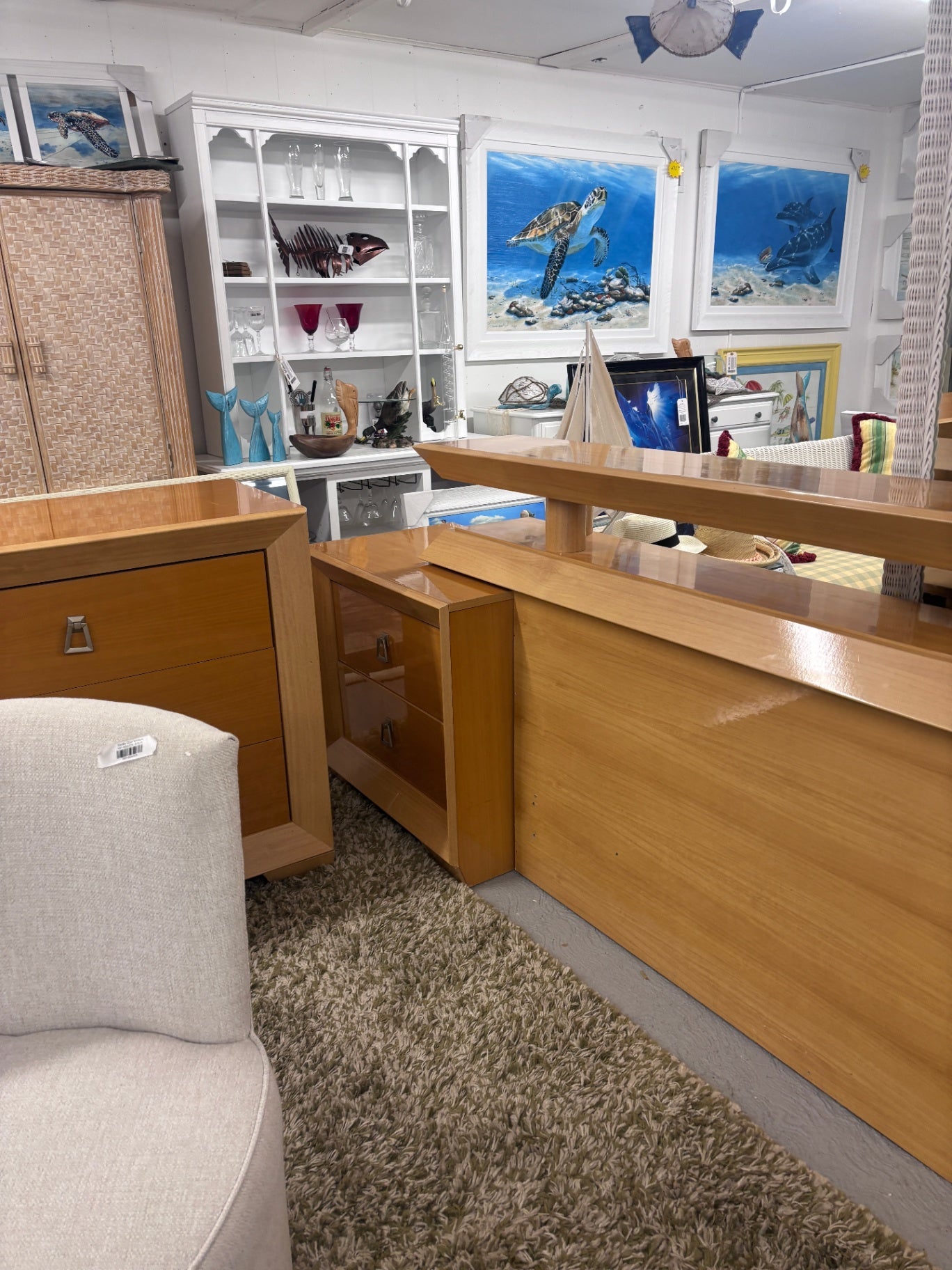 Maple Bedroom Set with nightstands and dresser