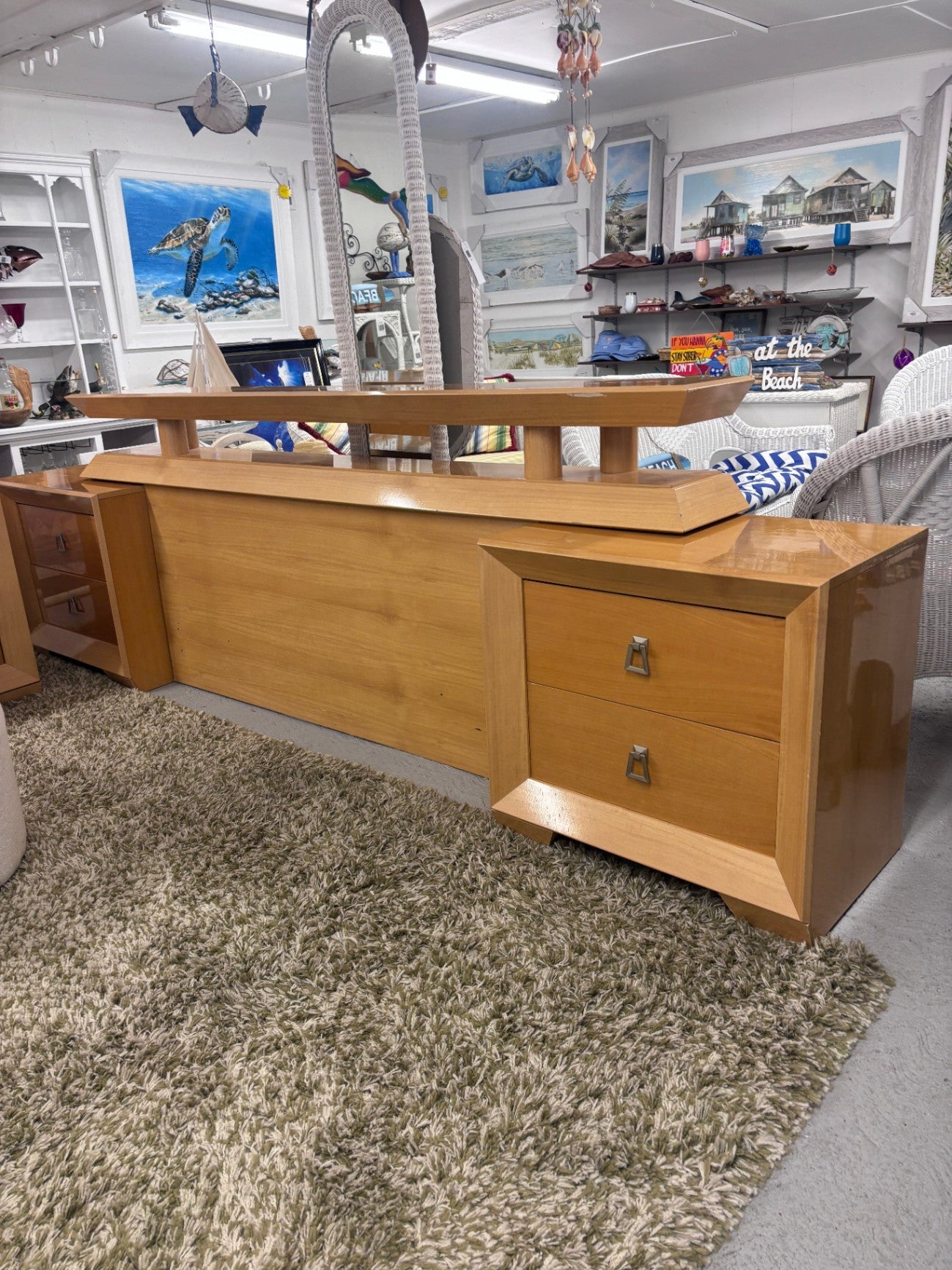 Maple Bedroom Set with nightstands and dresser