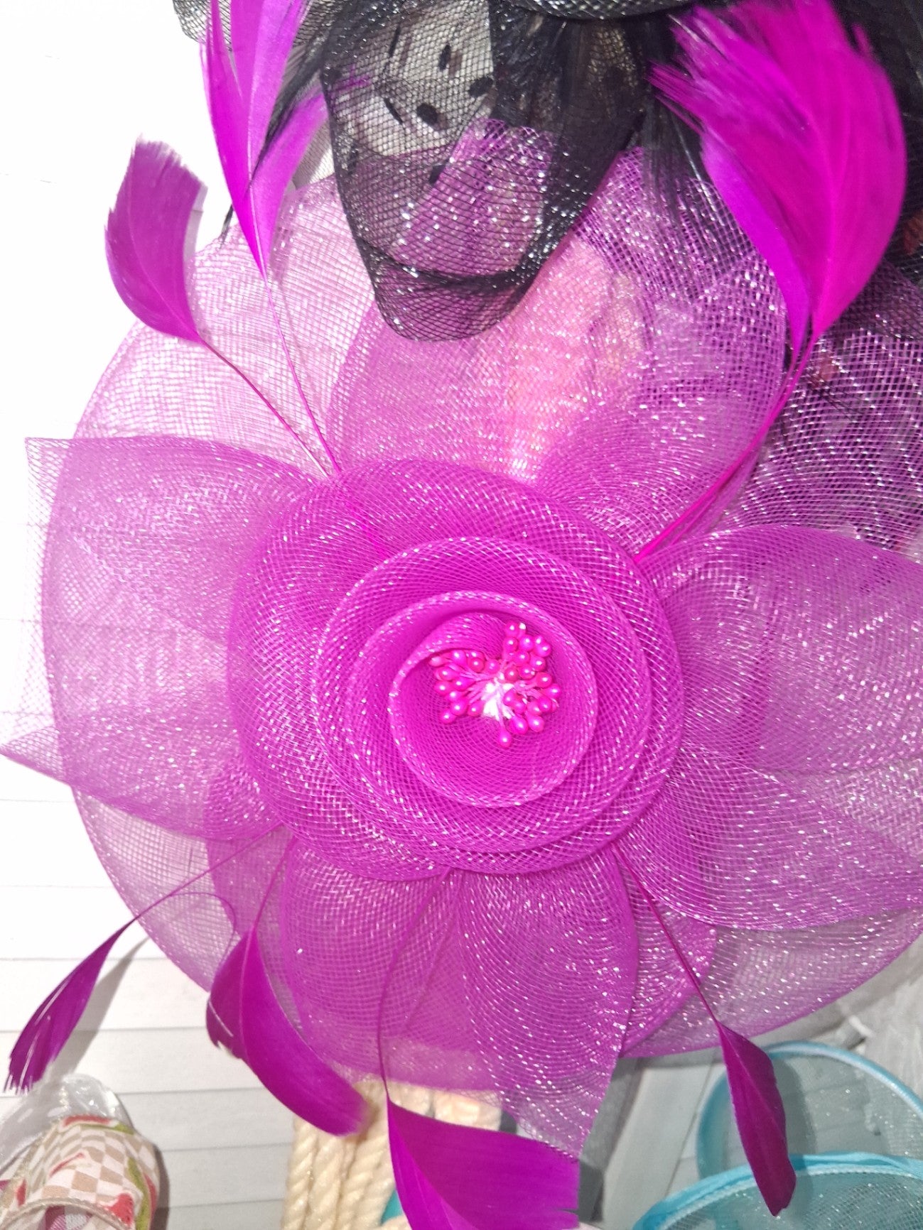 Fascinator fusha dsc