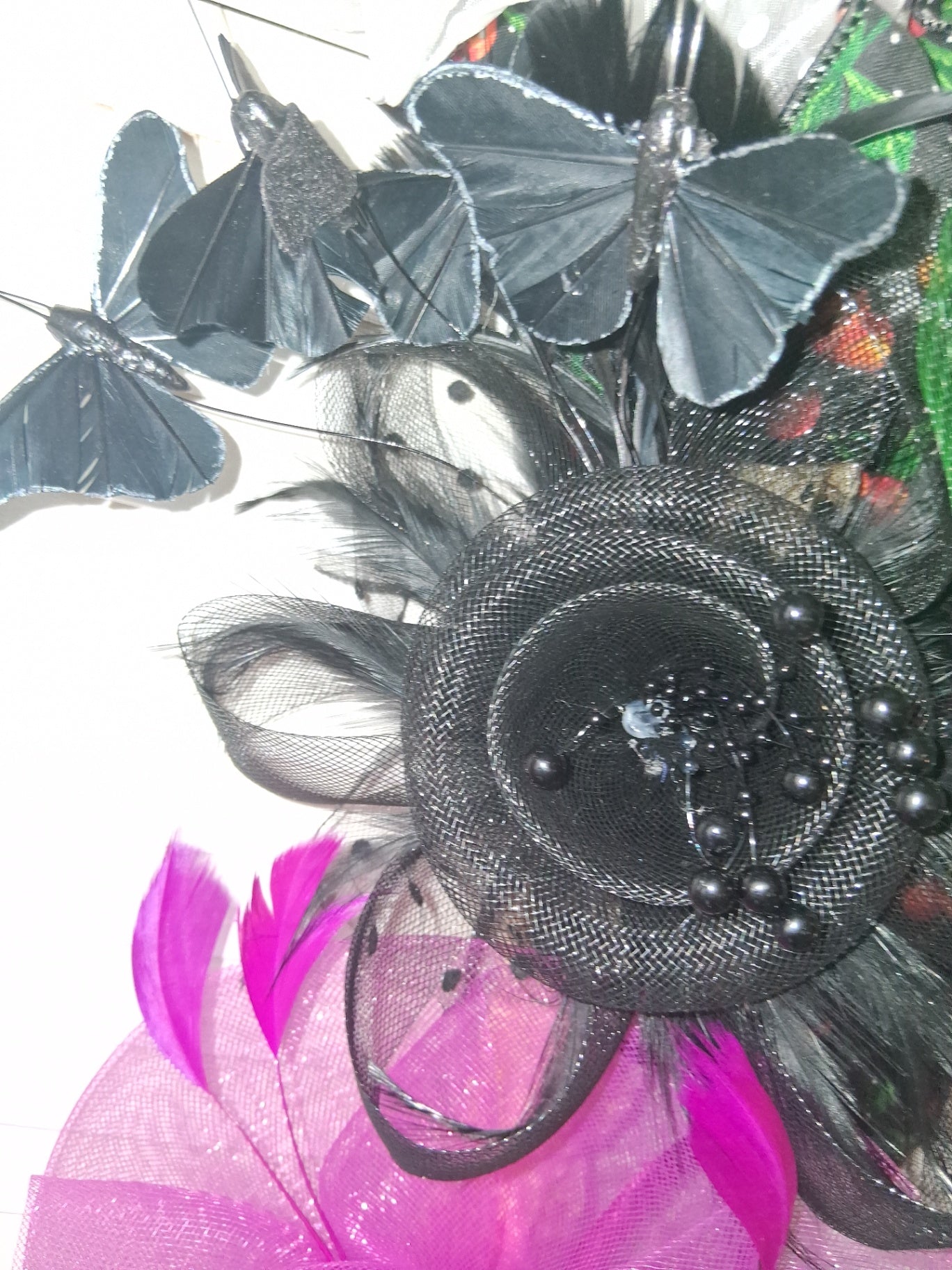 Fascinator black dsc