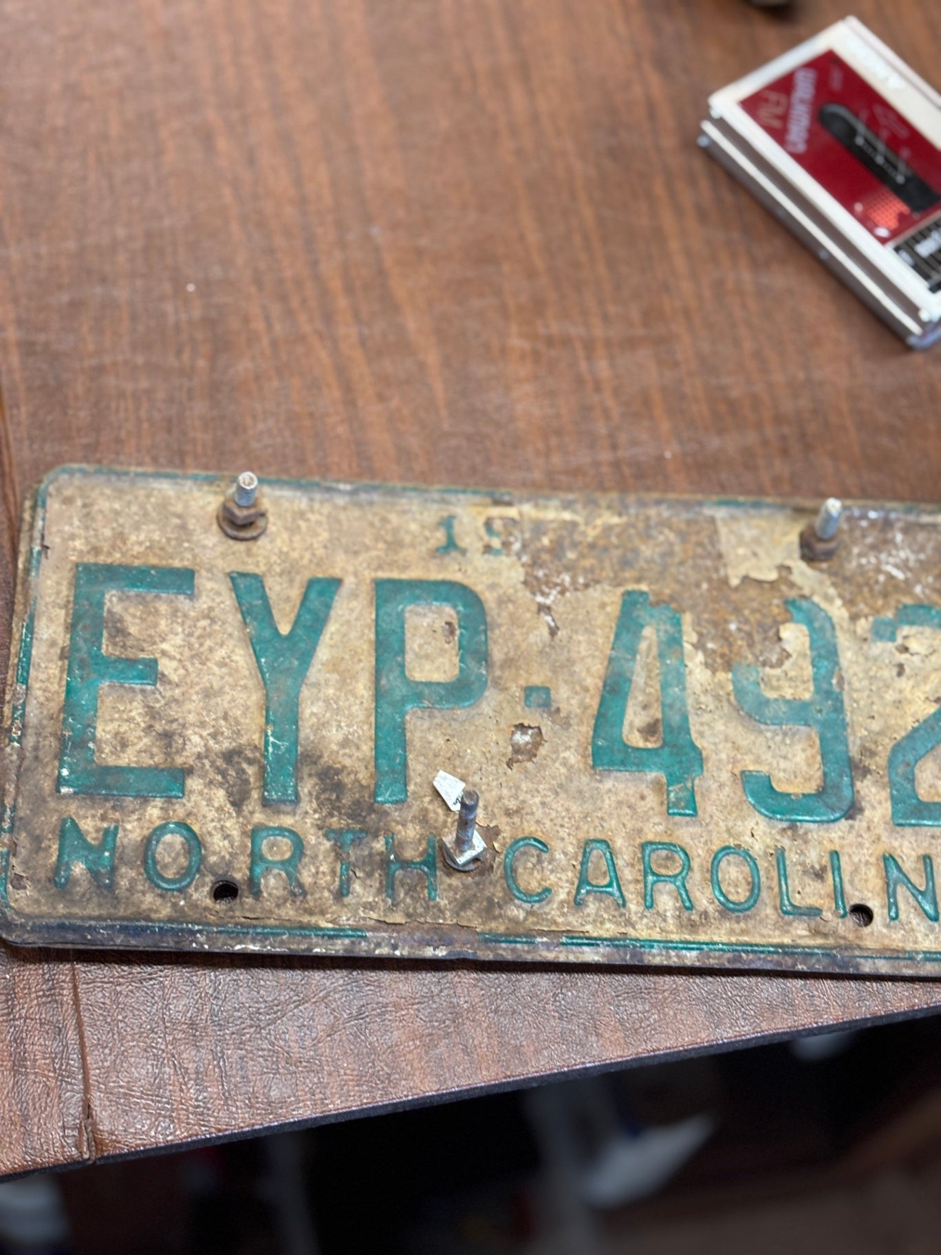 1969 North Carolina license plate