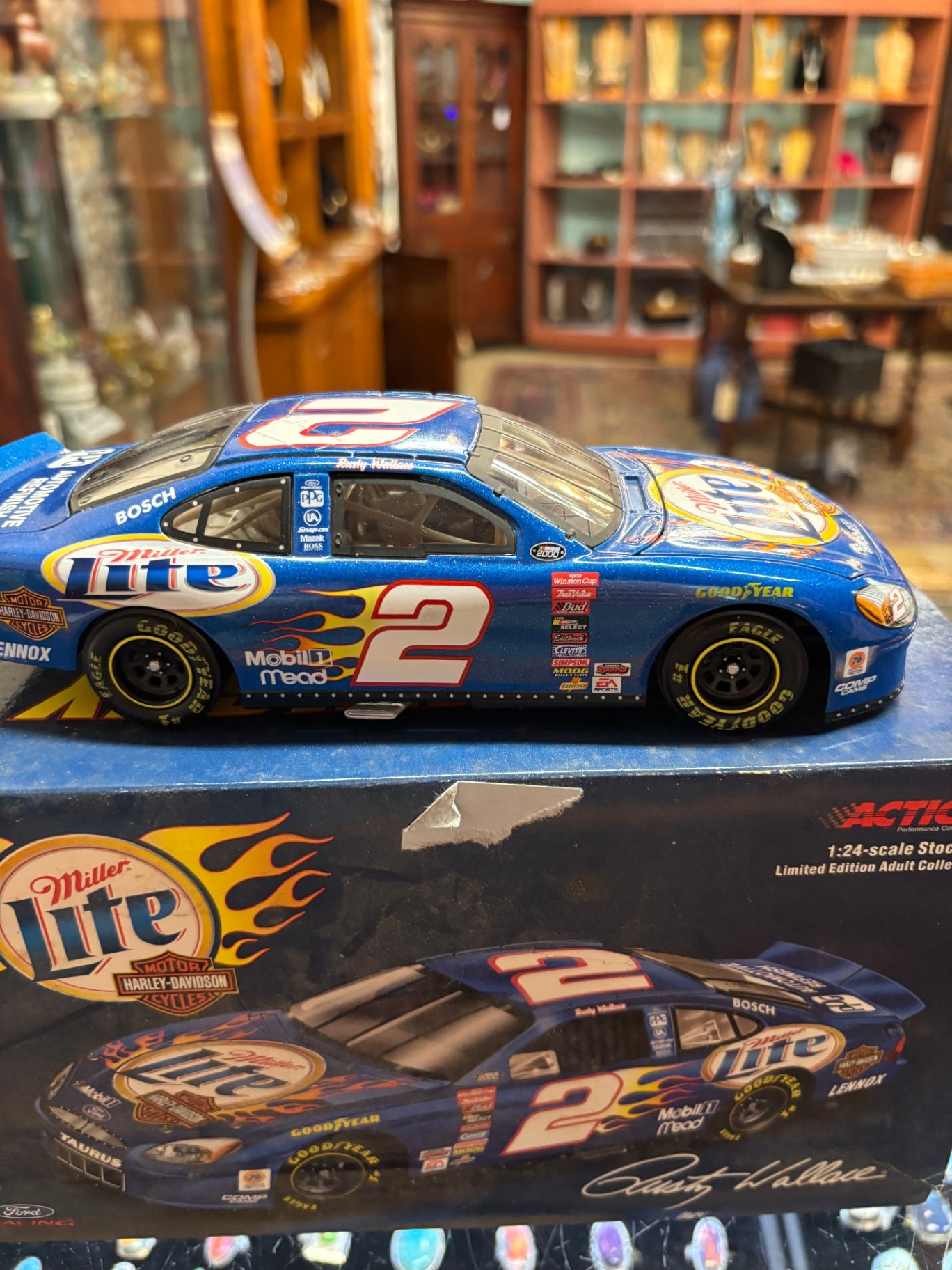  #2 Miller Lite Harley-Davidson Ford Taurus driven by Rusty Wallace