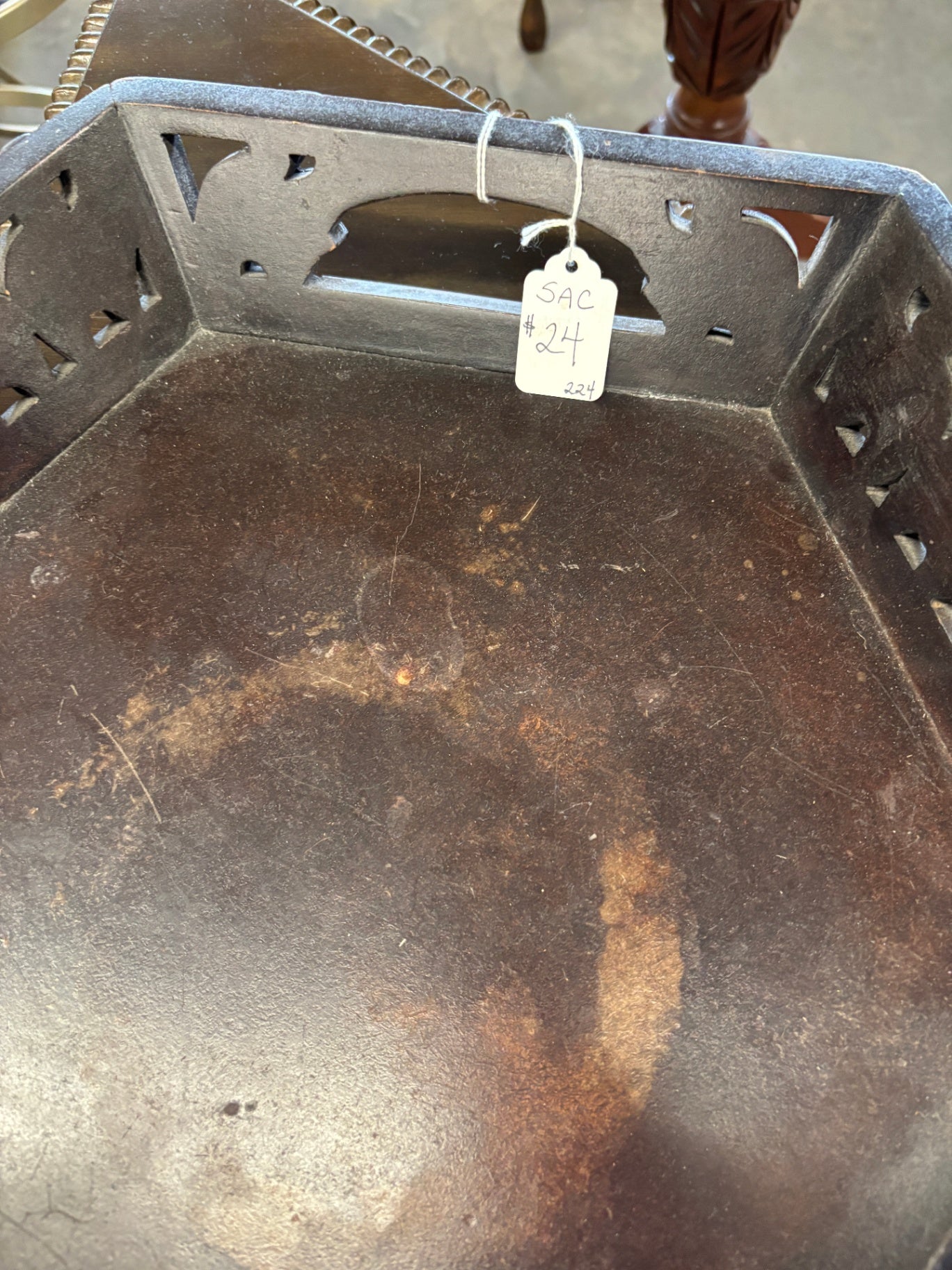 Wood Tray Octagon