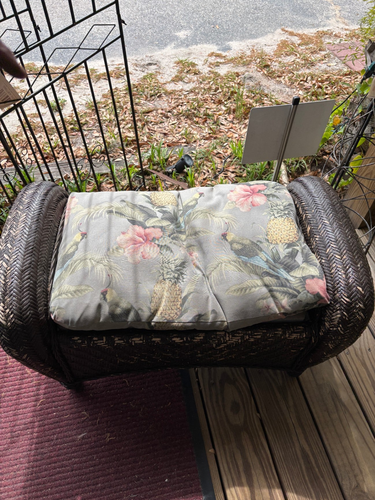 Wicker Foot Stool
