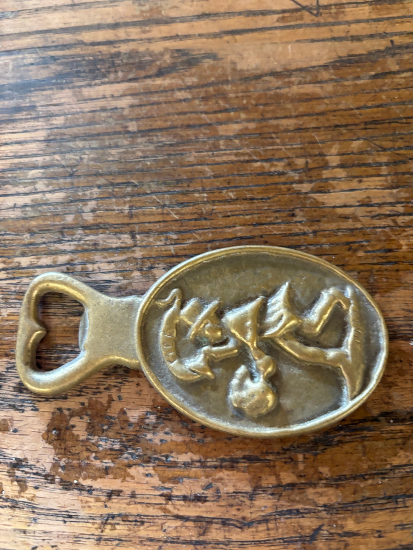 Vintage Brass Bottle Opener