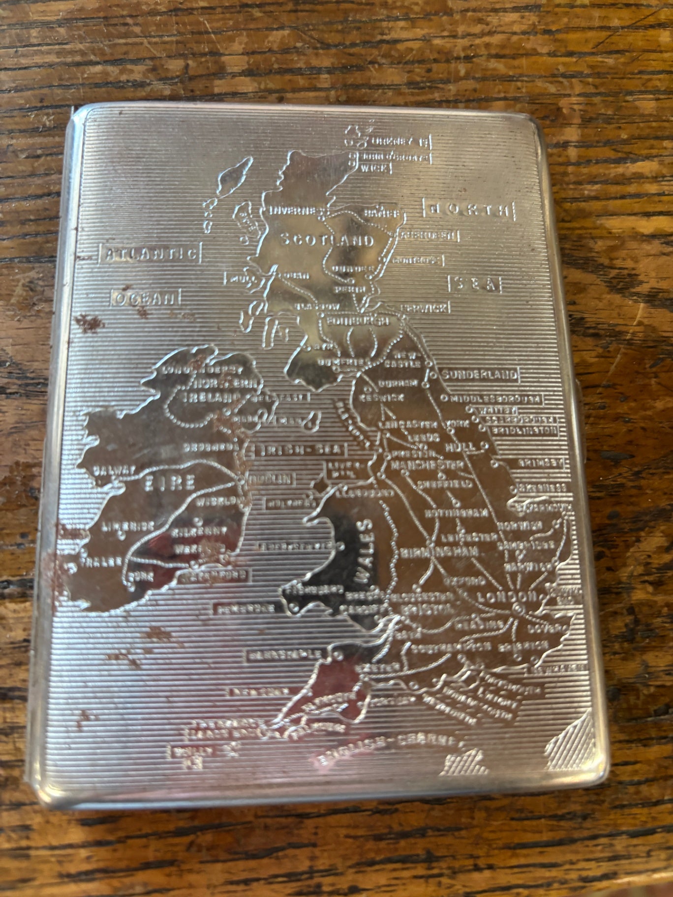 Vintage Metal Cigarette Case