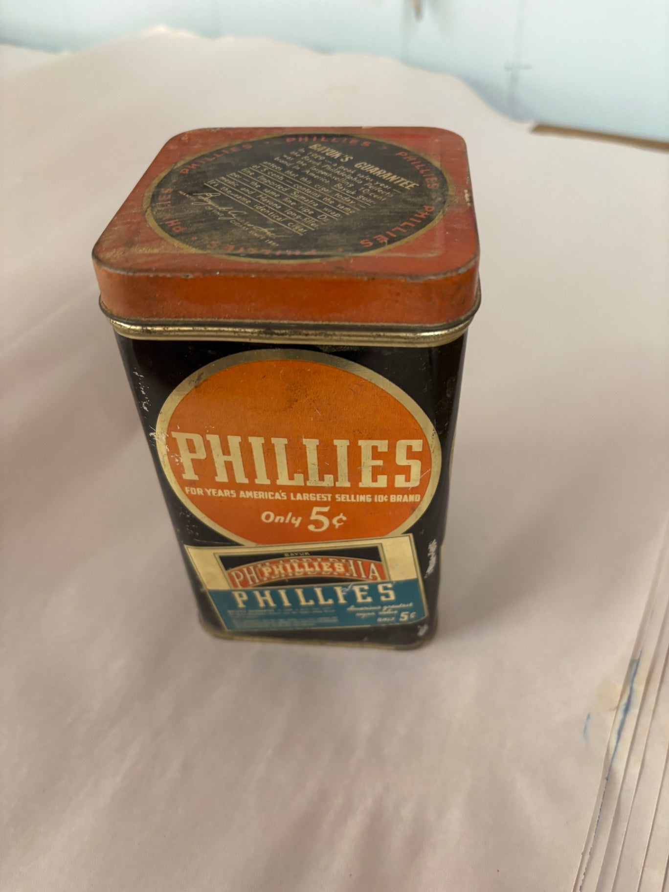 Vintage Cigar Can