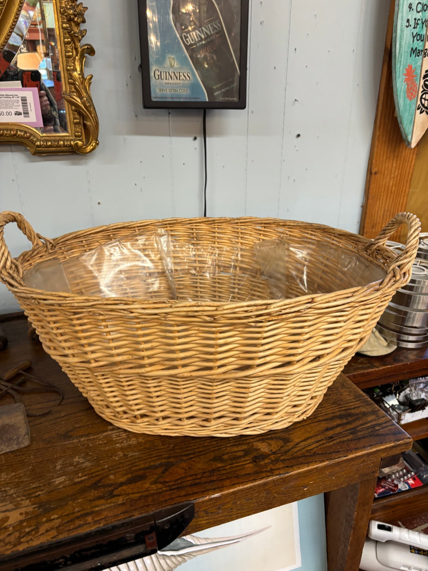 Wicker Laundry Basket