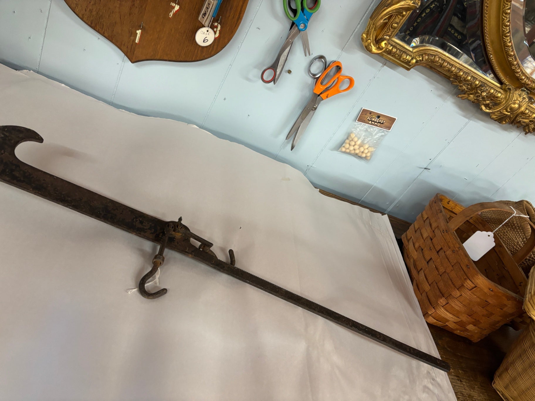 Vintage Hanging Balance Beam