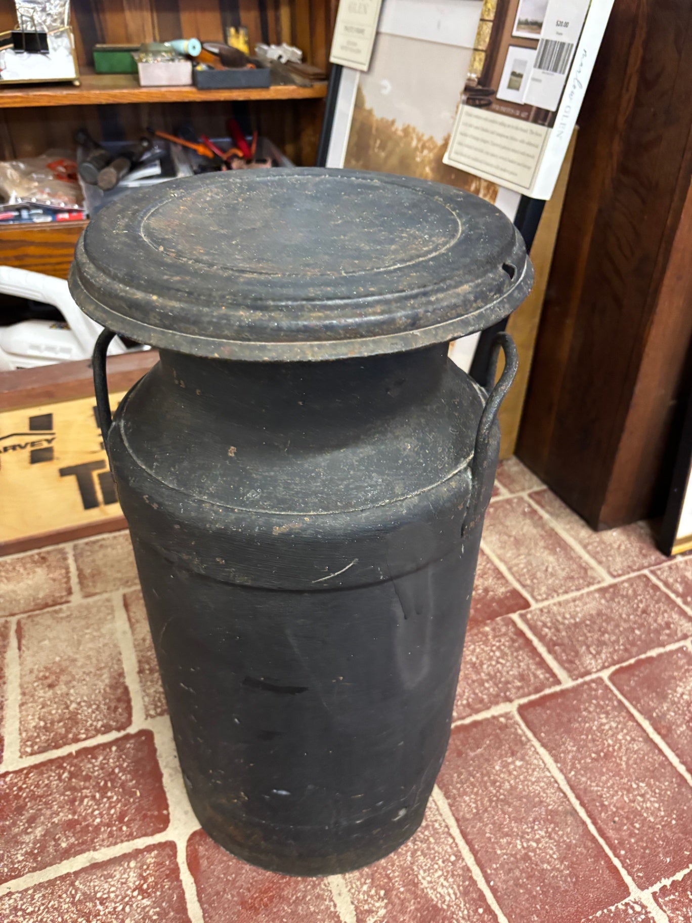 Vintage milk can