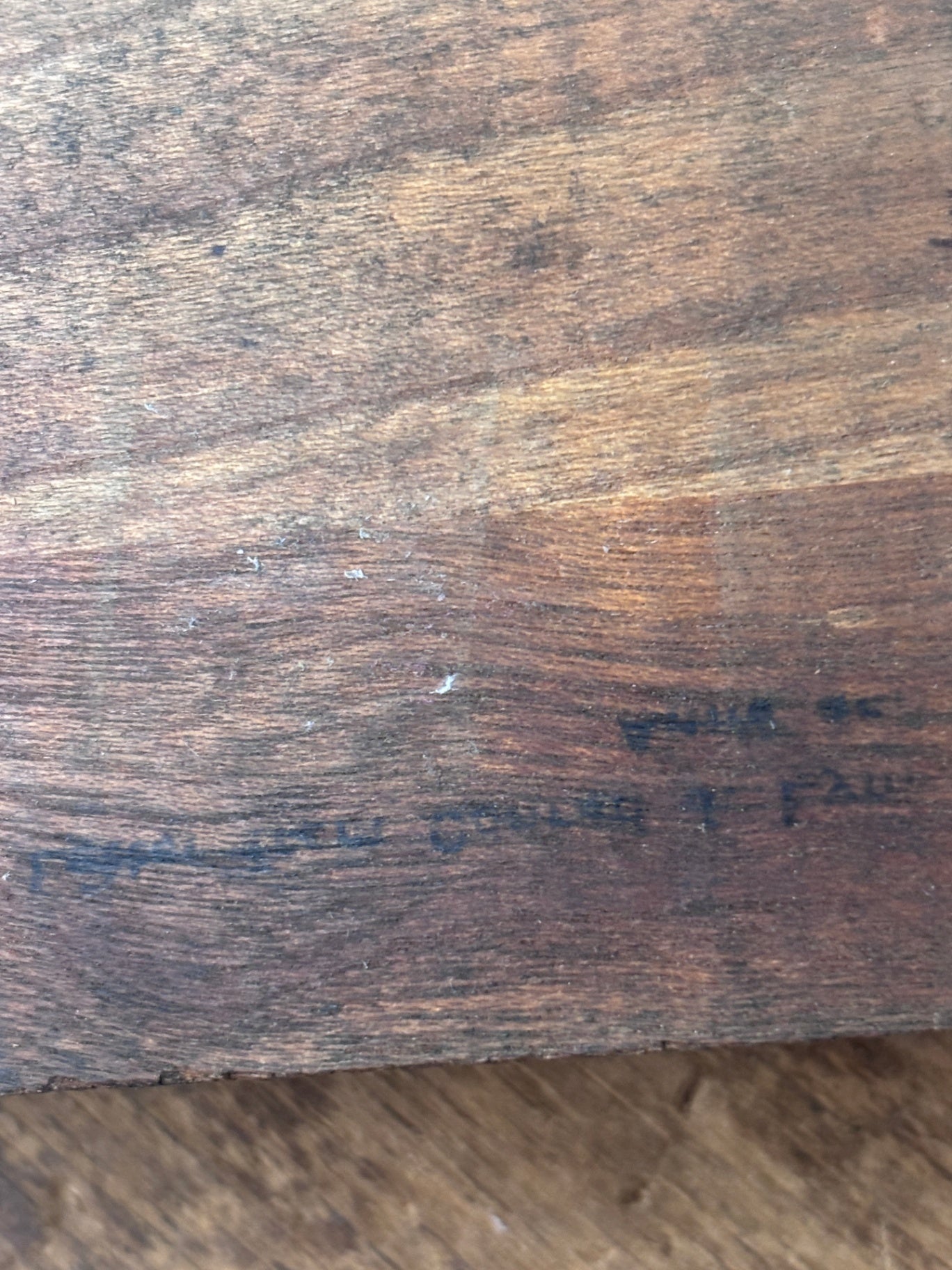 MCM Wooden Printer block of a male person