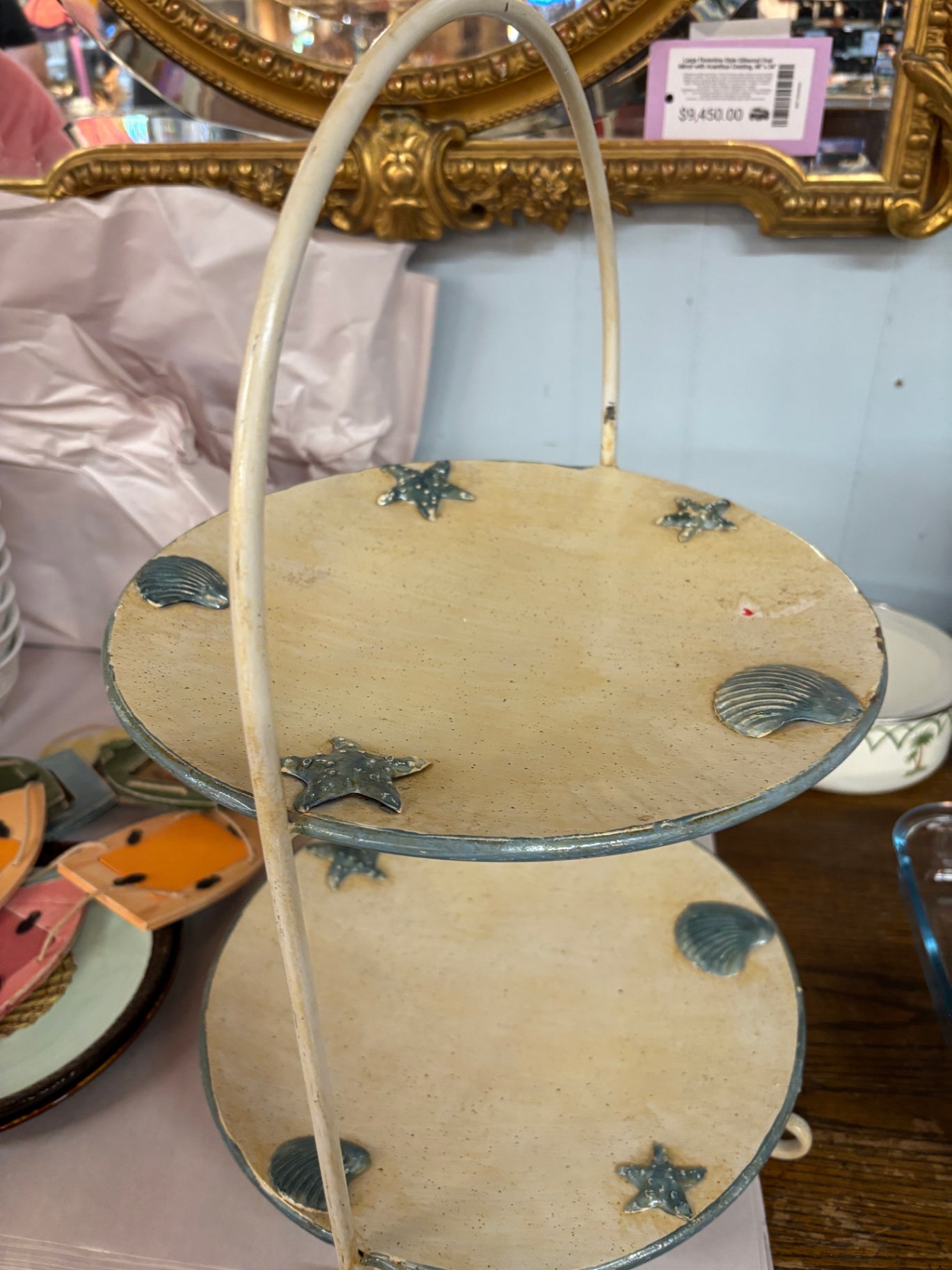 Coastal Two Tiered Serving Stand