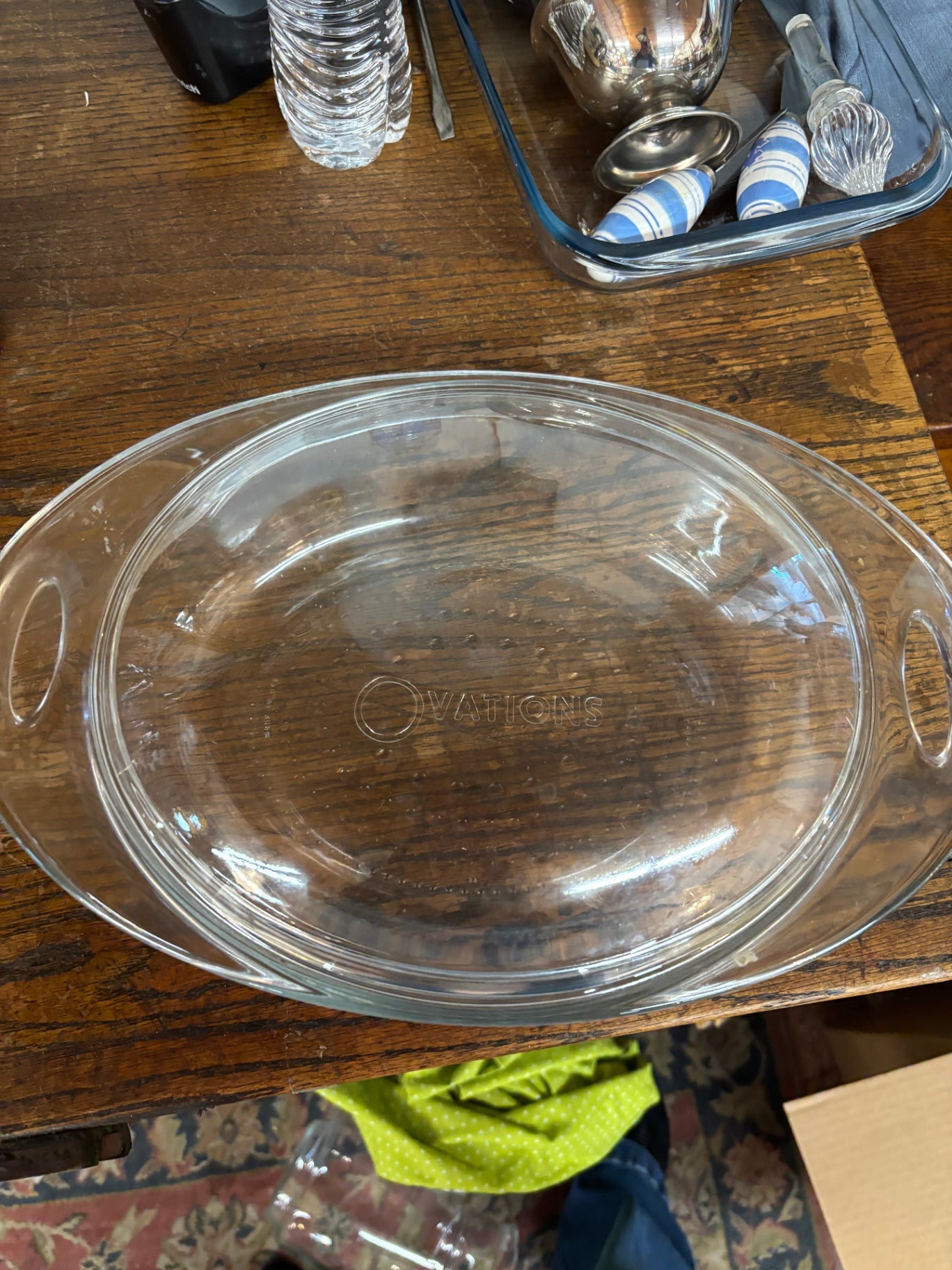 Ovations By Anchor Hocking 9.5" Round Baking Pie Dish 