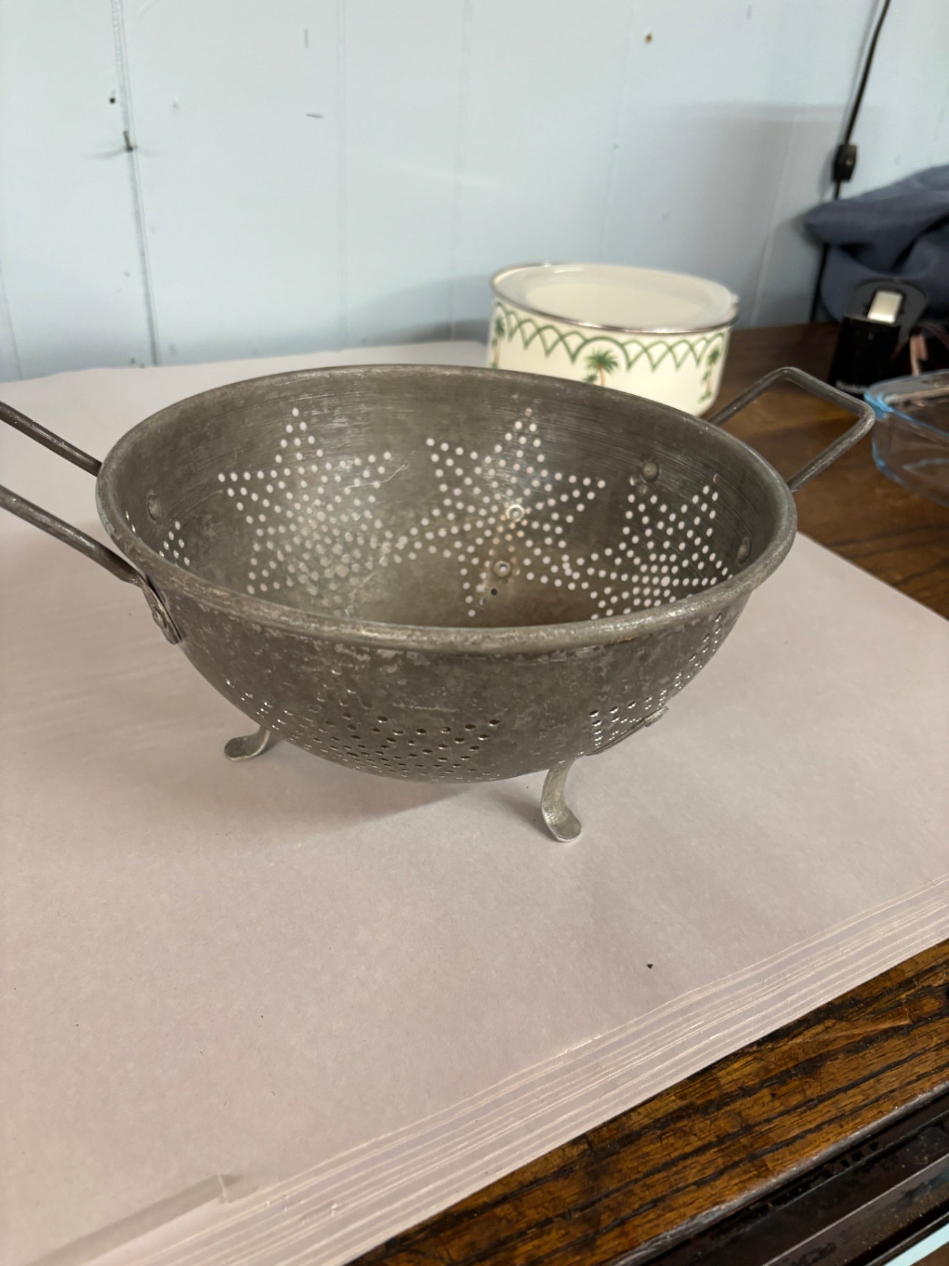 Vintage Aluminum Colander
