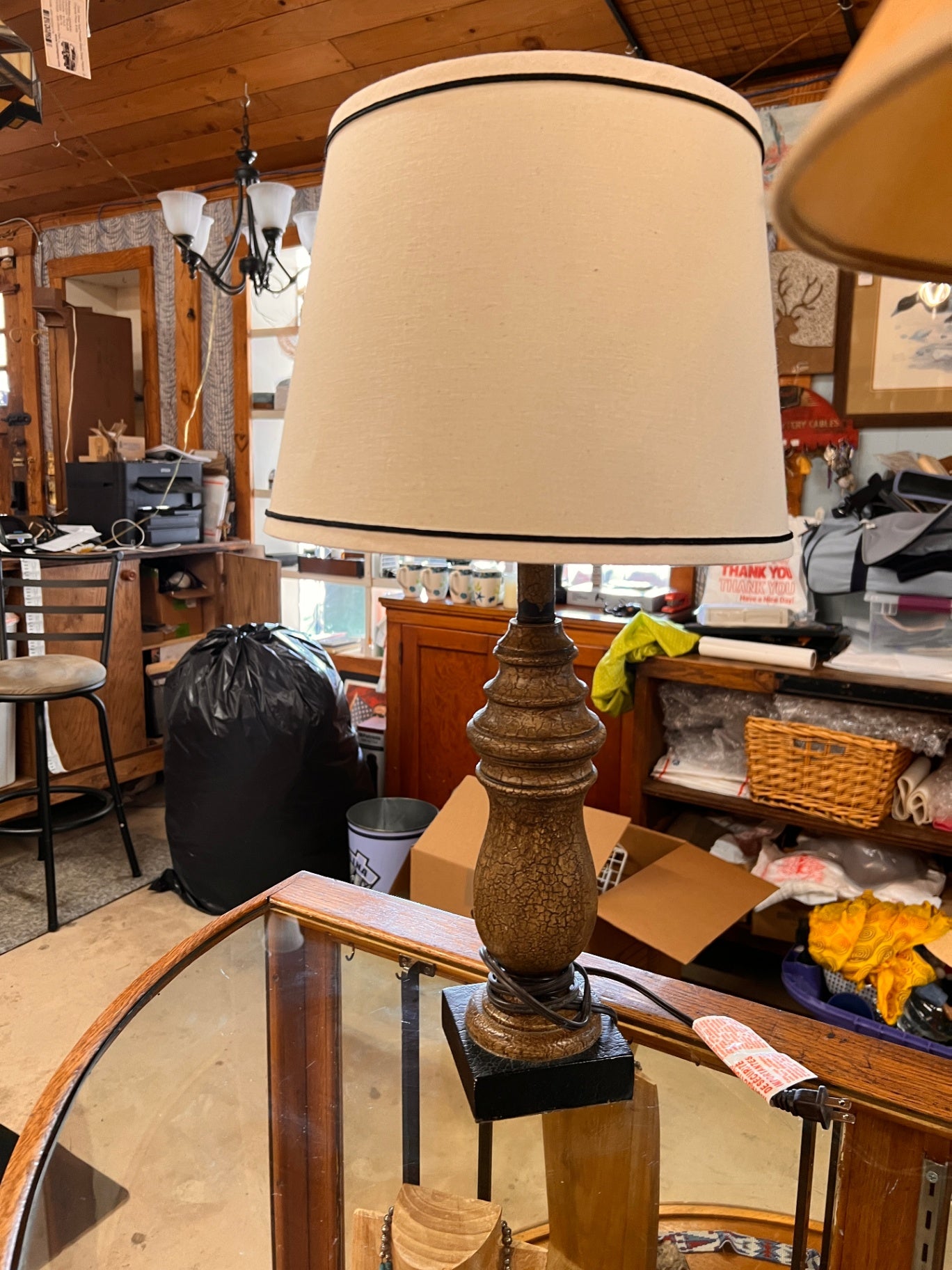 Antiqued Look Table Lamp