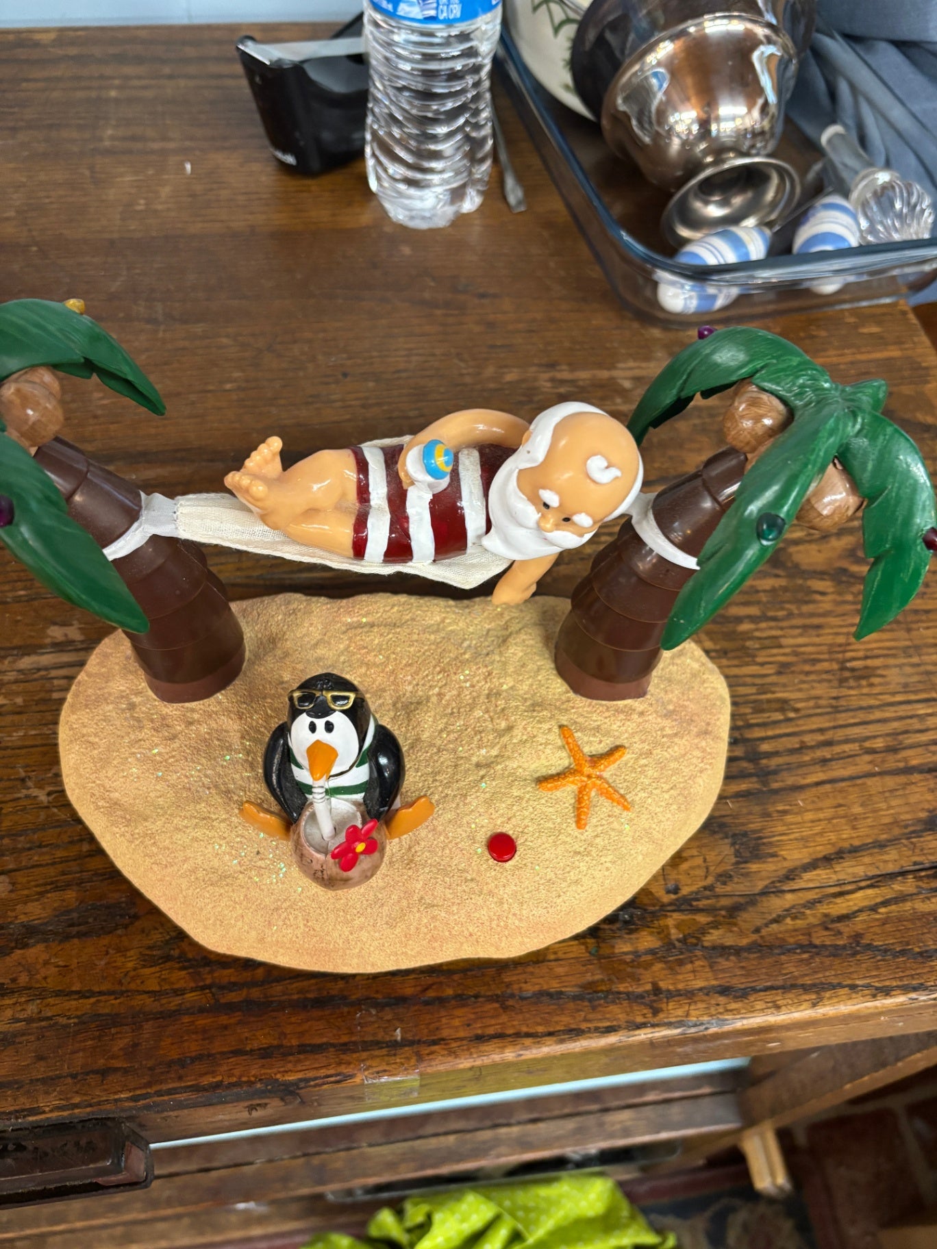 Gemmy Animated Santa Claus in Hammock sings its 5 O'Clock Somewhere Collectable