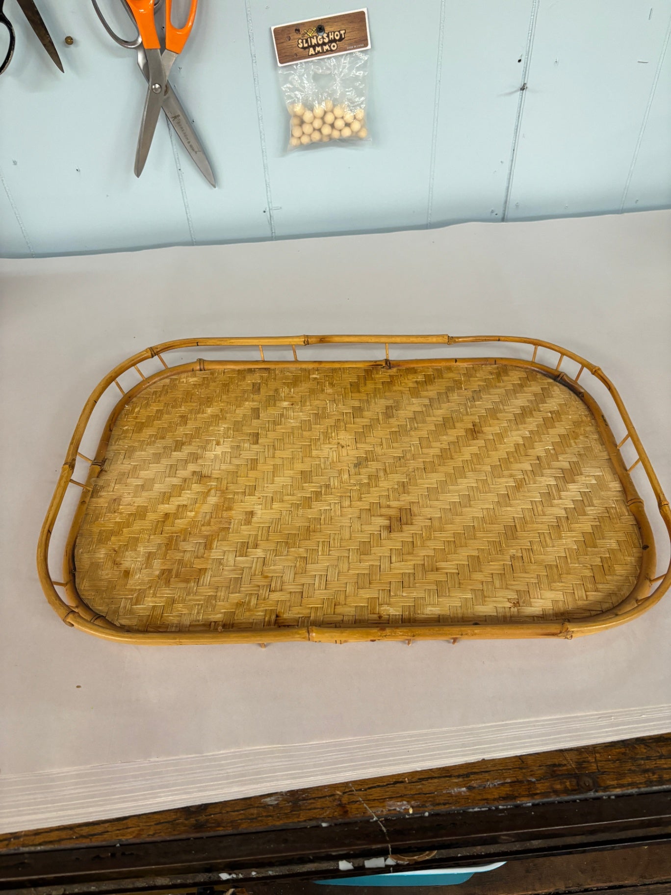 Wicker Serving Tray