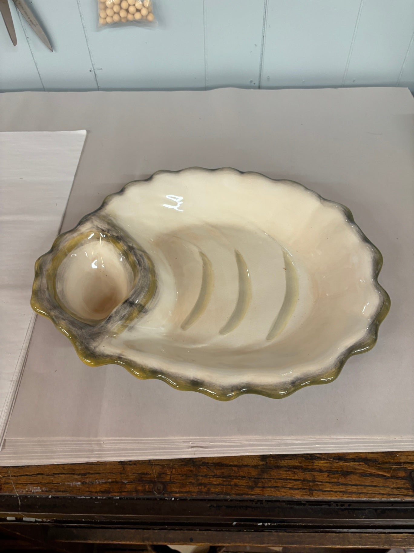 Ceramic Oyster Dish