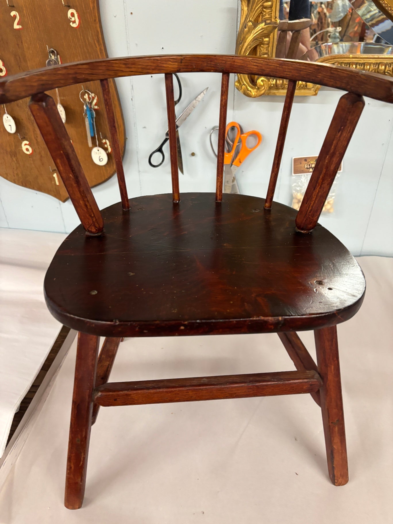 Small Vintage Wooden Children's Chair