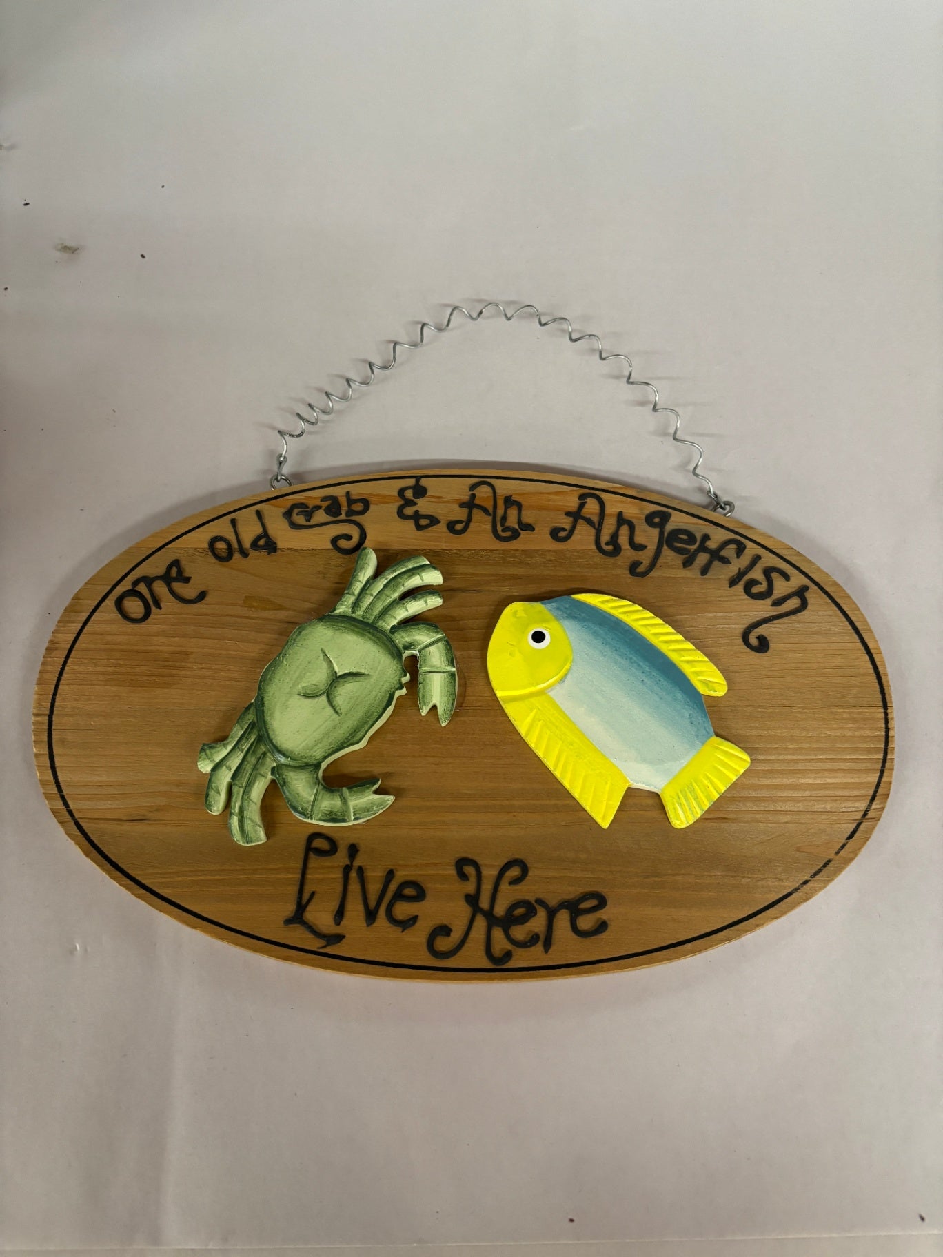 An Old Crab Sign