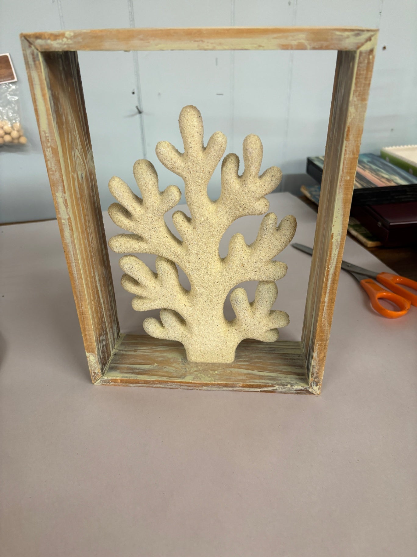 Coastal-Themed Coral Sculpture