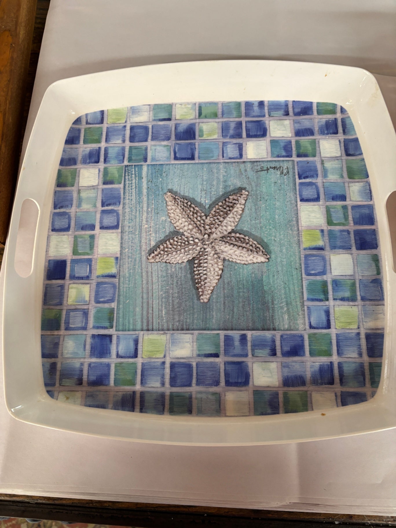  Starfish Decorative Tray