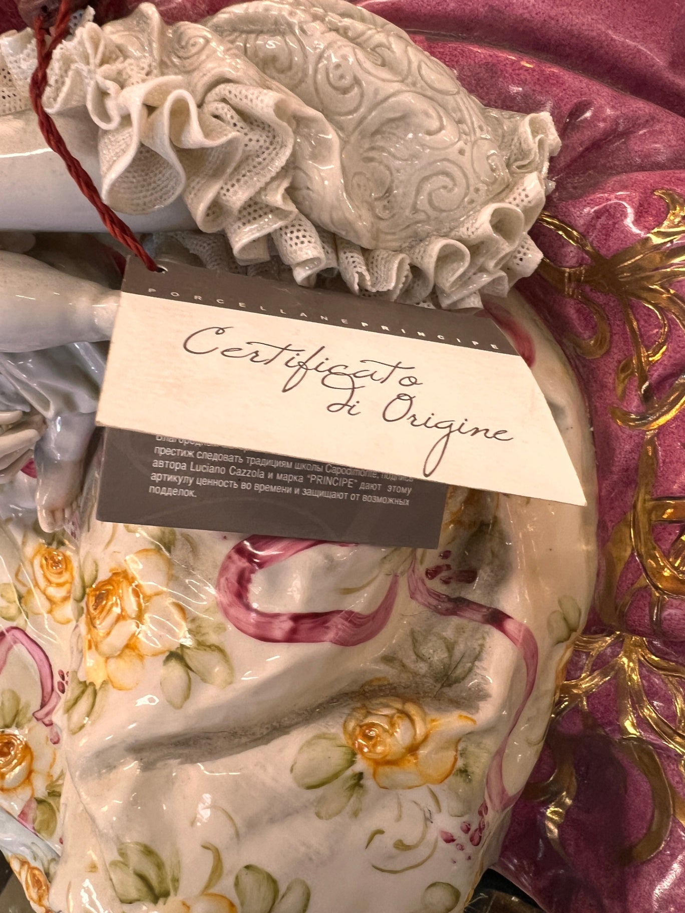Capodimonte Porcelain Mother & Child “Torna a Venezia” – Principe Italy Limited Edition 1 of 12 Signed Cazzola Large Figure