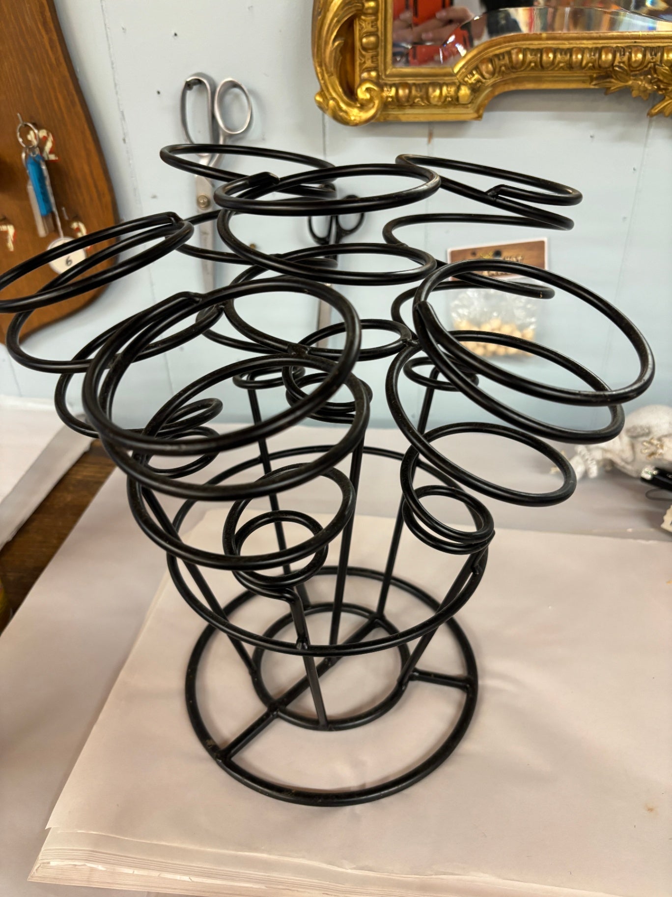 6 Bottle Metal Wine Rack