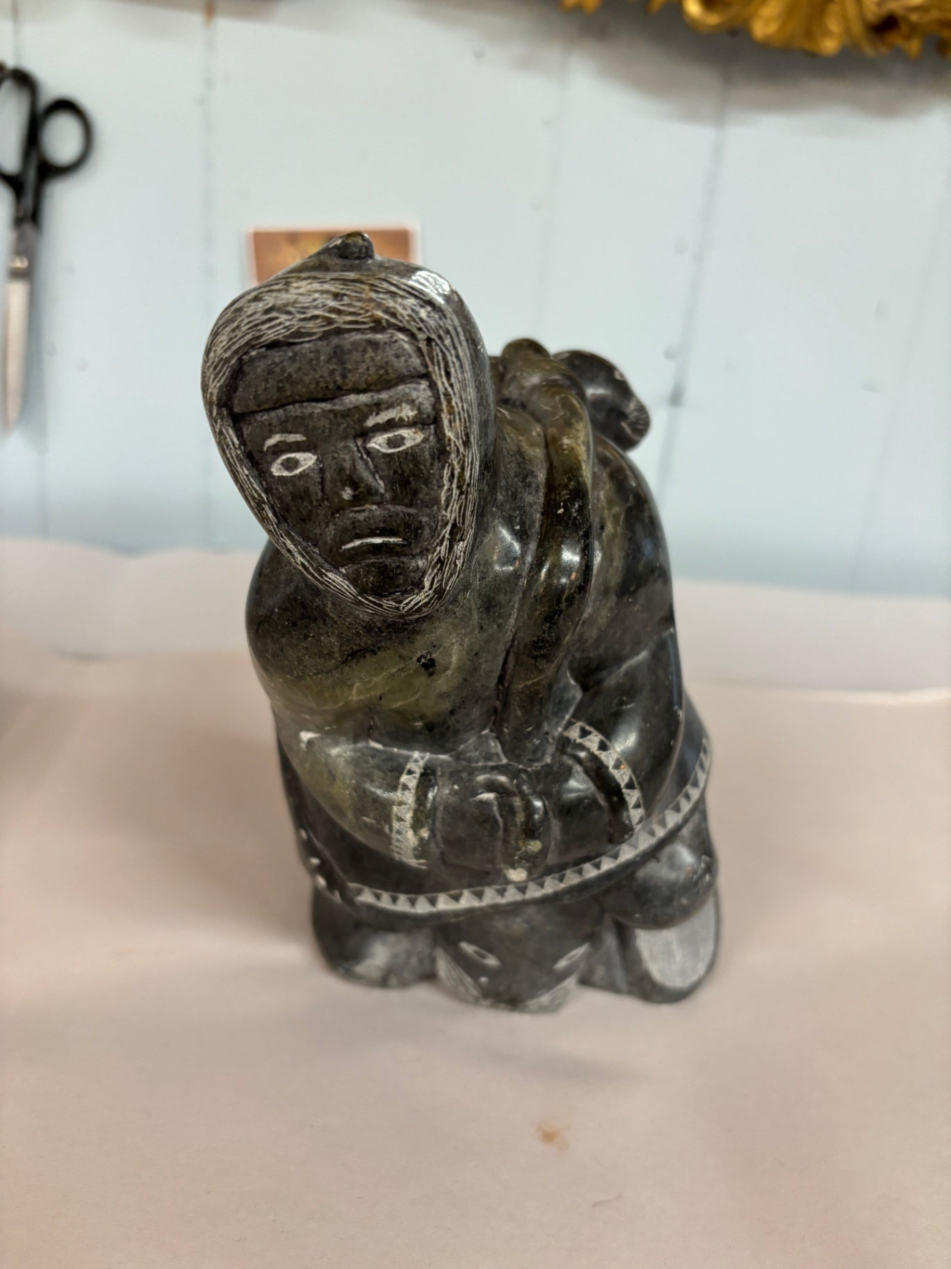  Inuit Soapstone Carving