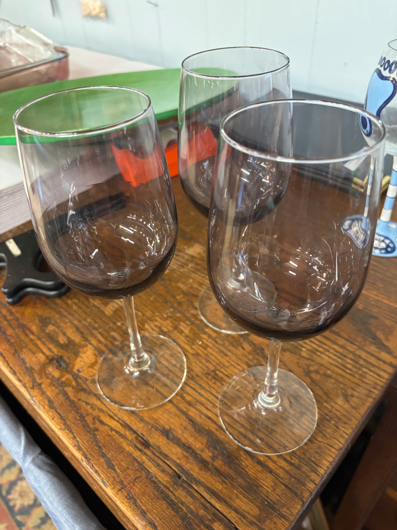 Setof 3 Wine Glasses