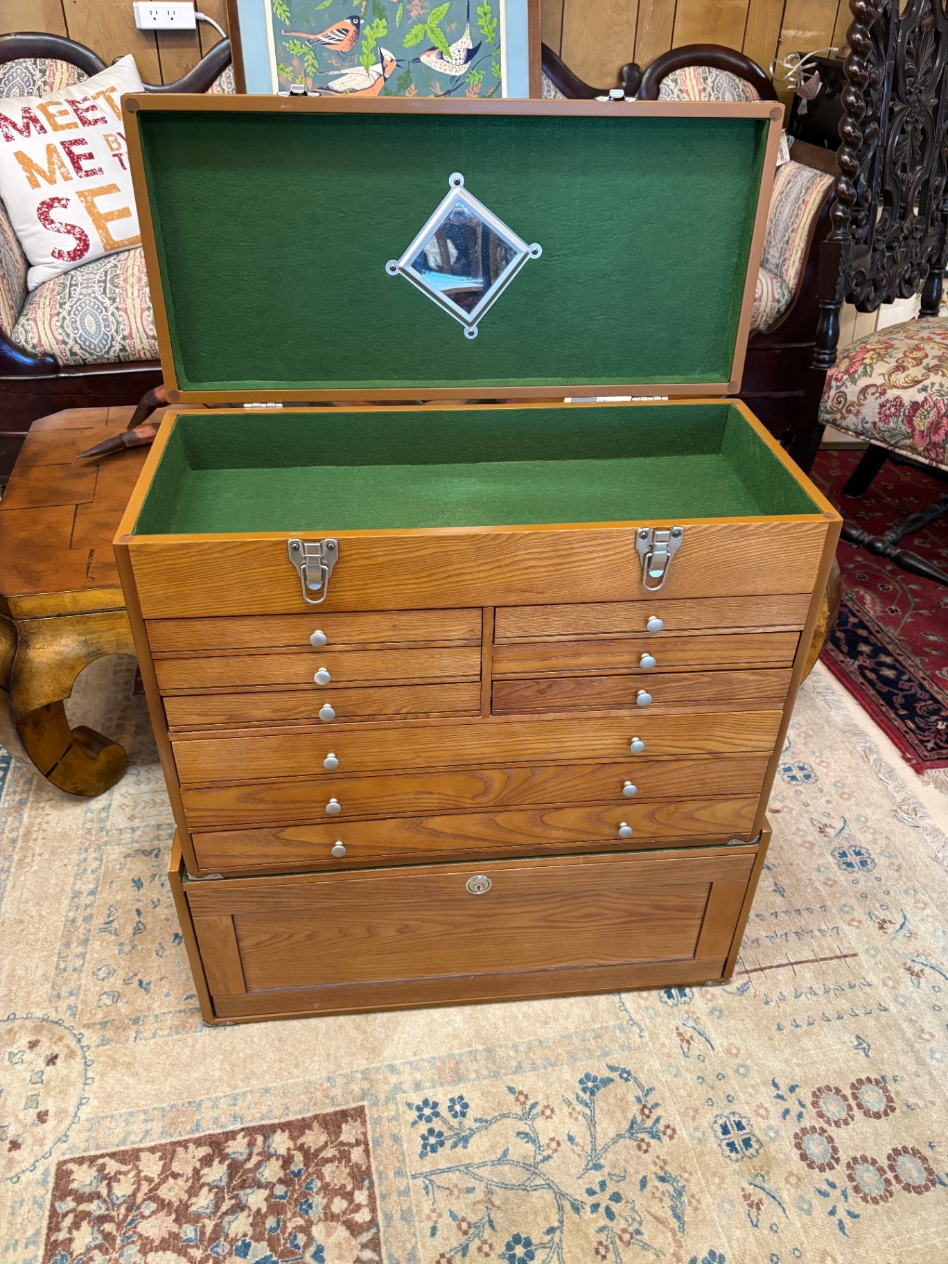 Wooden Machinist Tool Chest