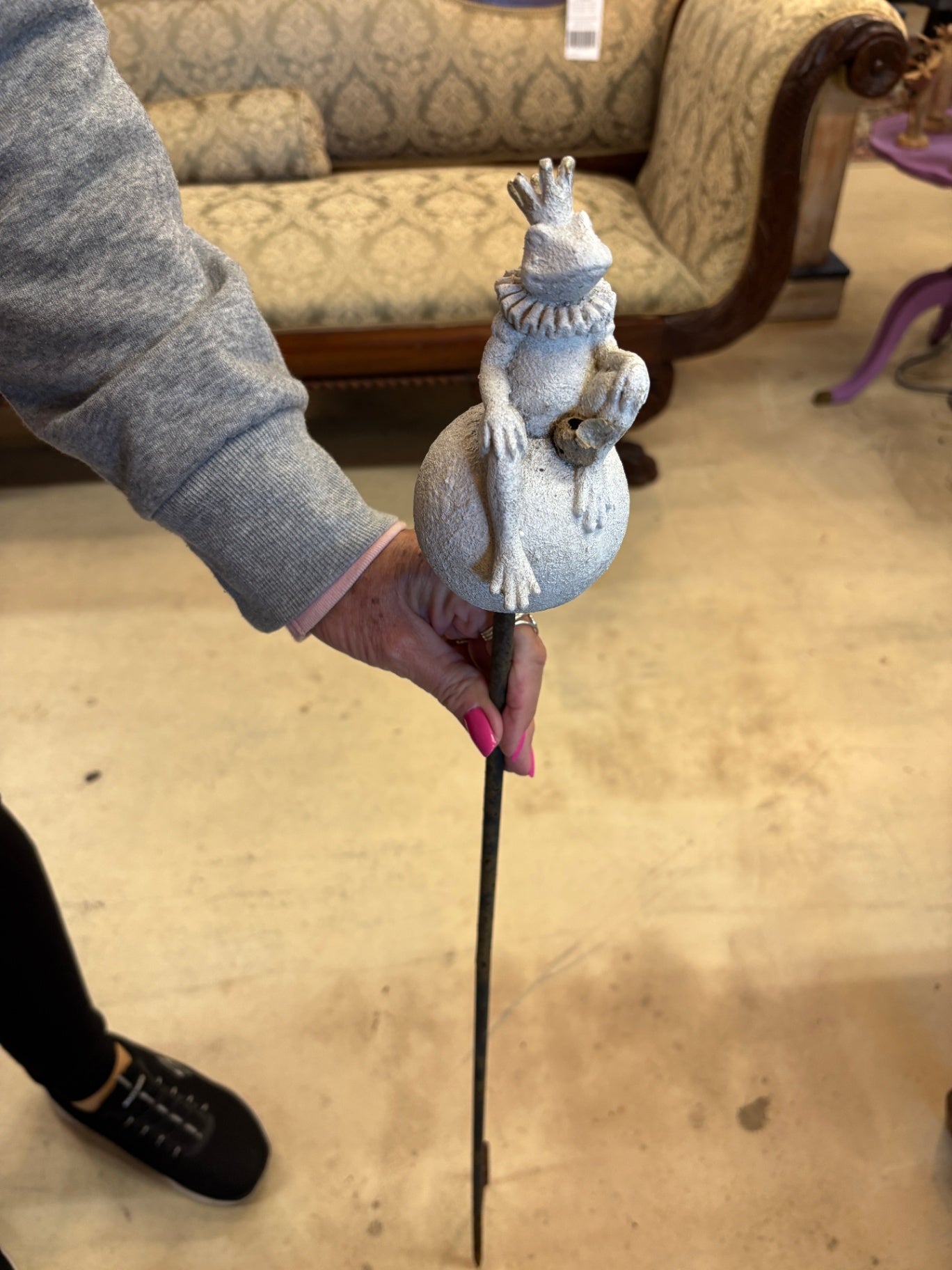 Frog Garden Stake