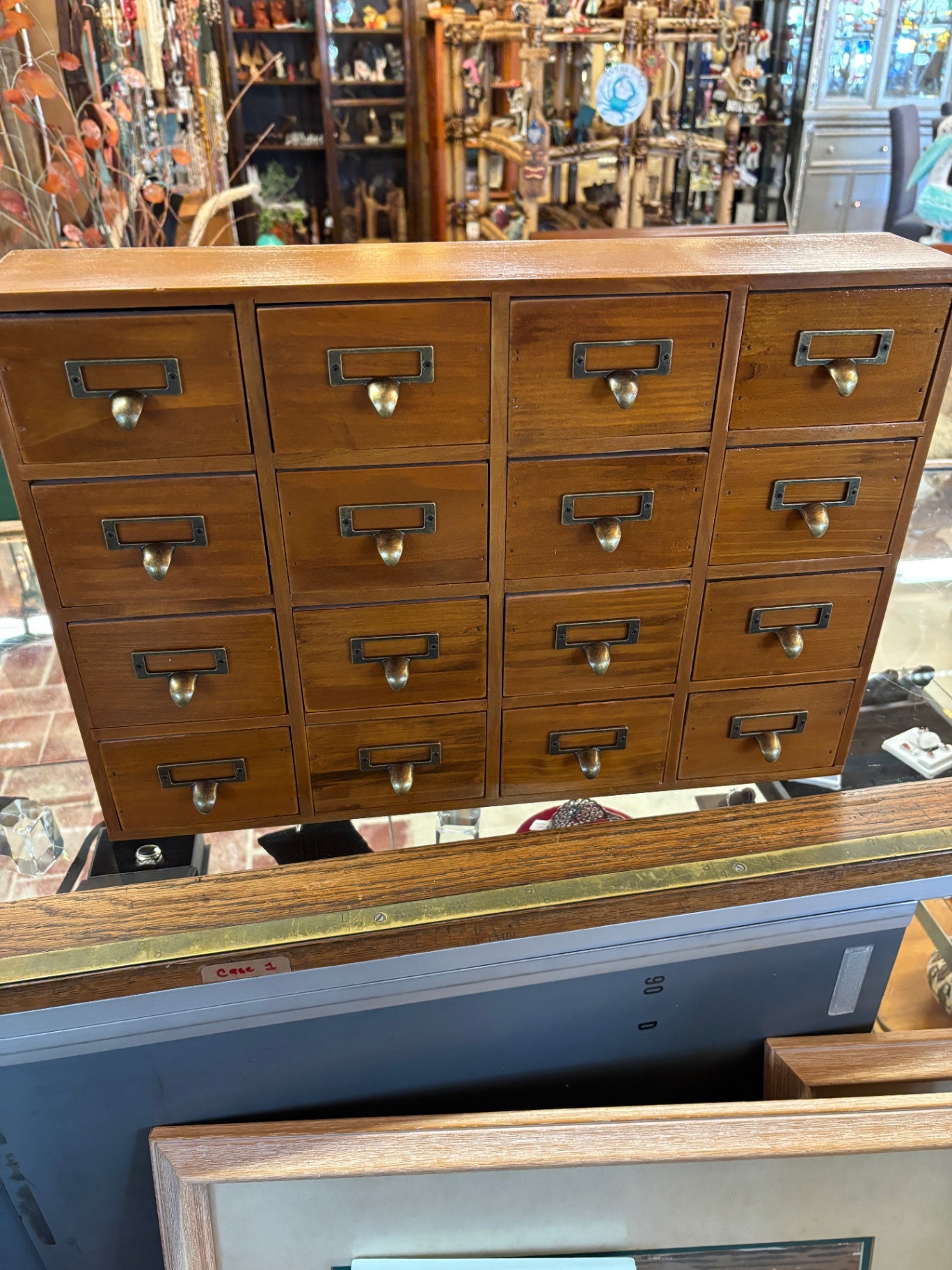  Vintage-Style Wooden Apothecary Cabinet