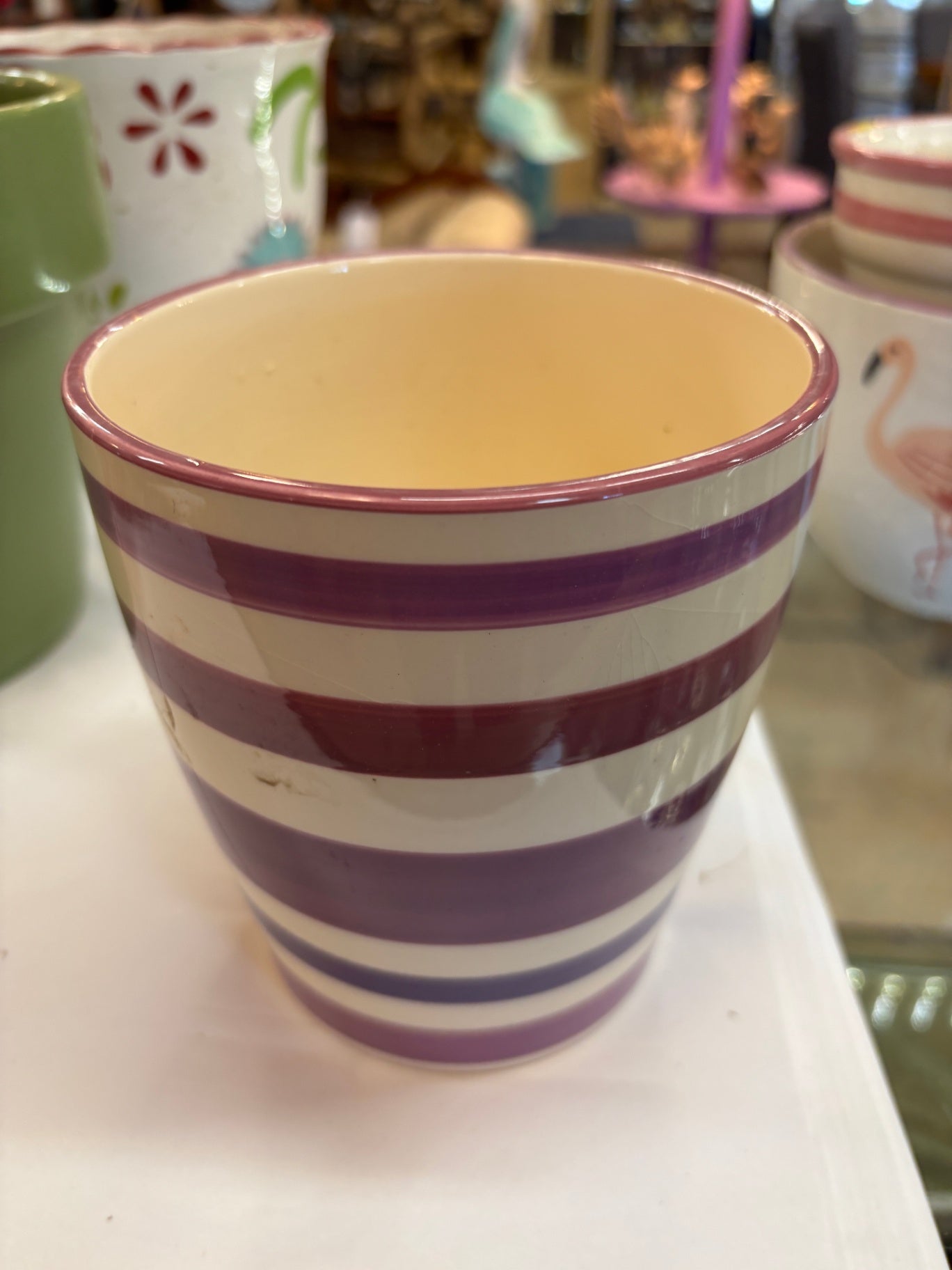 Striped Planter
