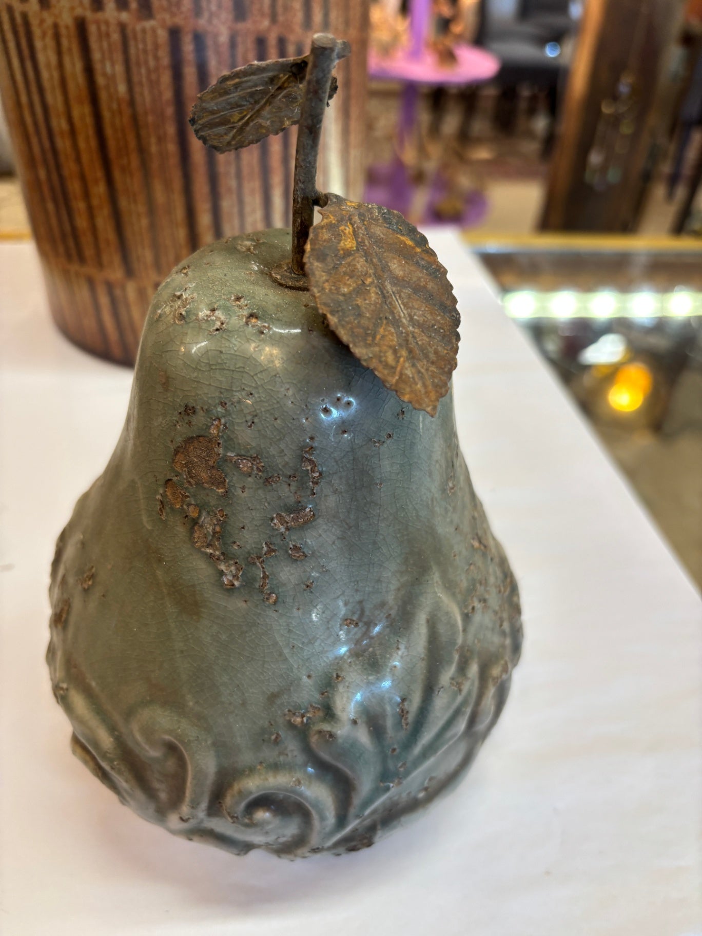  Vintage Ceramic Pear