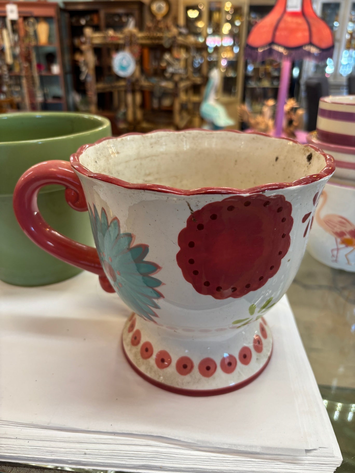 Pedastal Mug planter