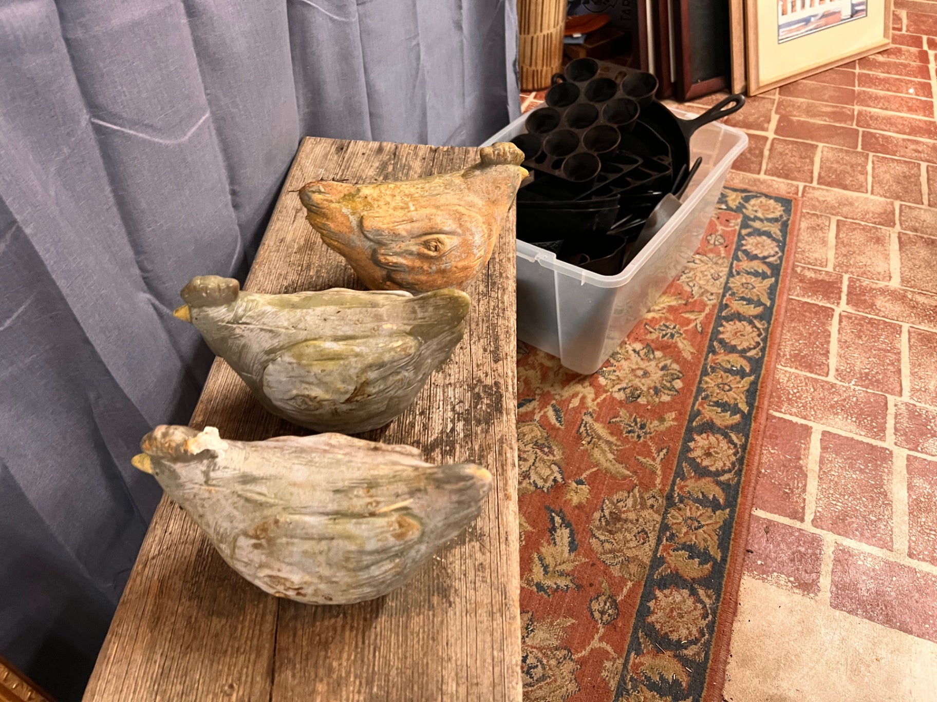Terra Cota Chicken Statue