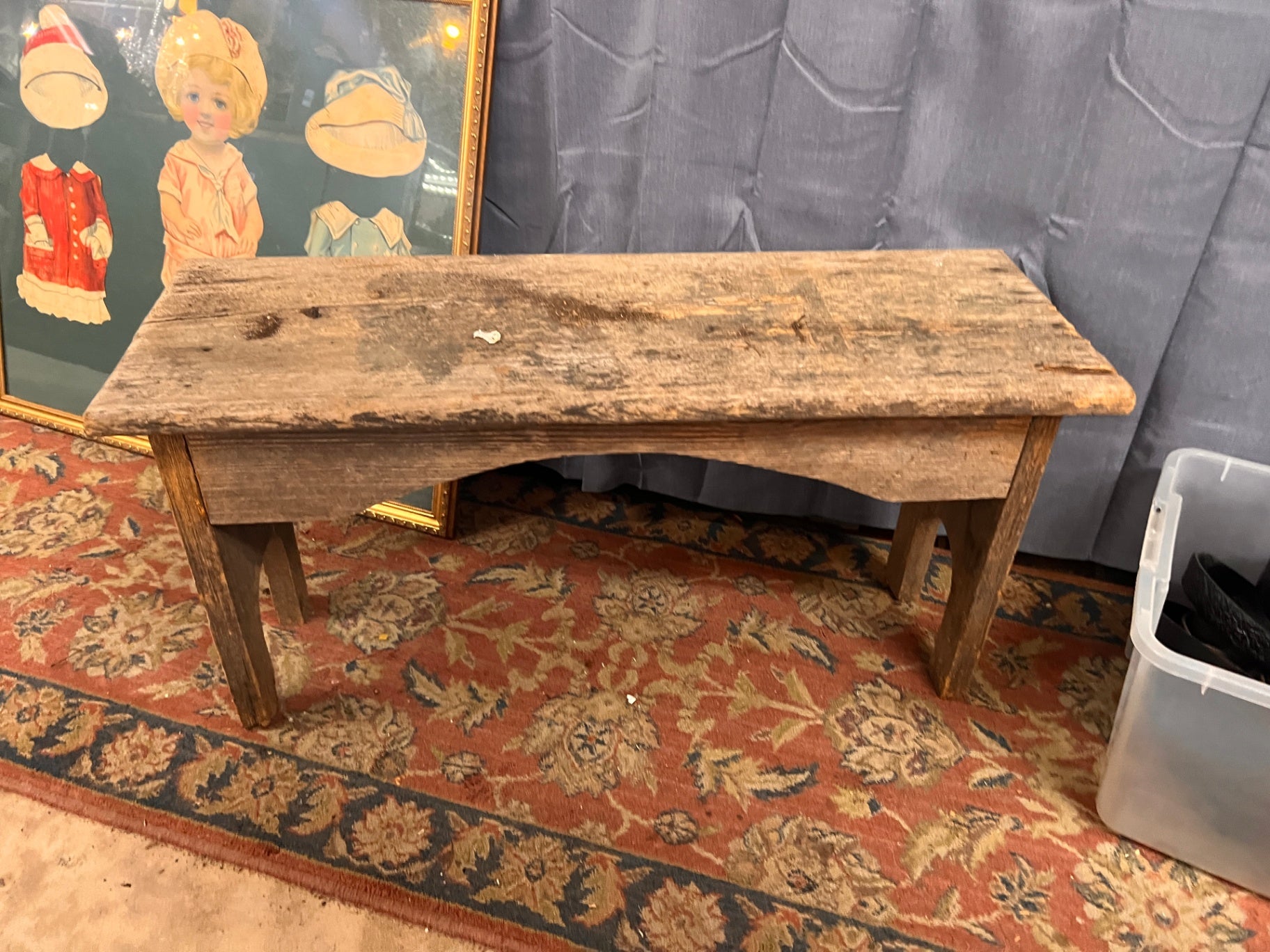 Primitive Wooden Bench