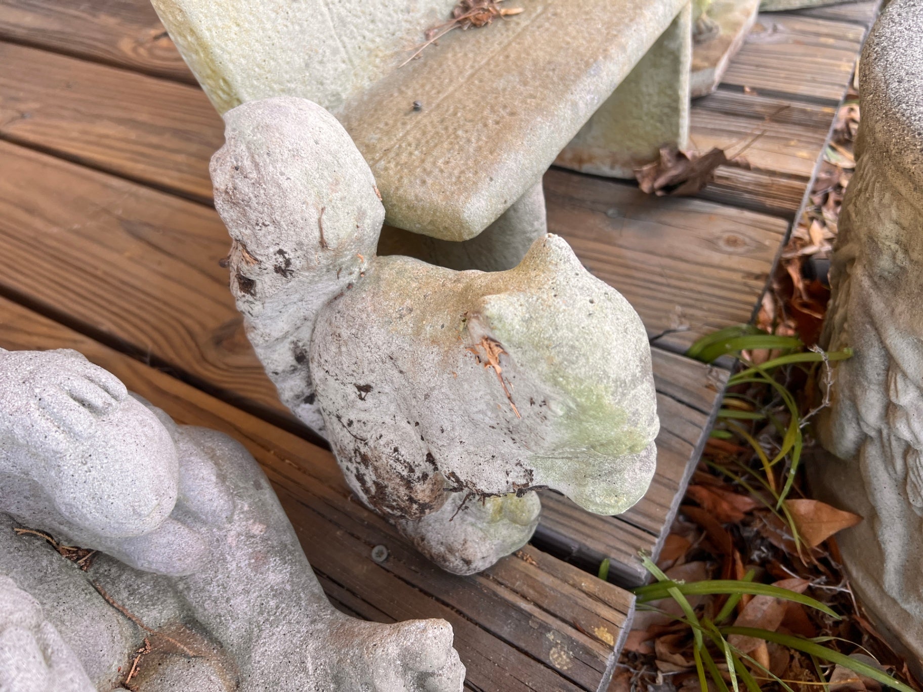 Concrete Squirrel Statue