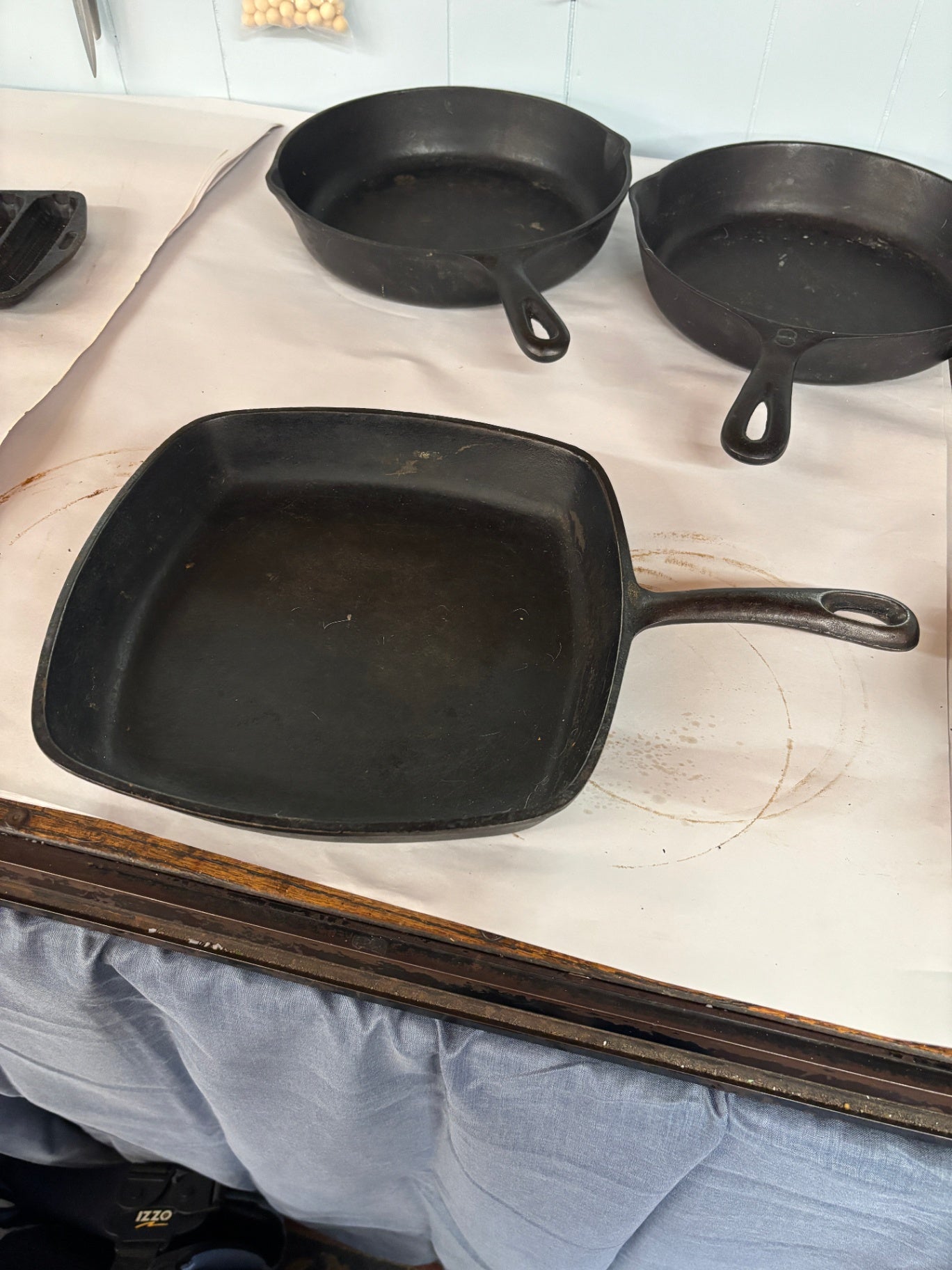 Square Cast Iron Skillet