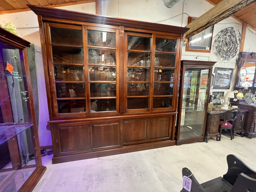 Antique Cabinet 100" wide x 99" Tall x 18" deep Sliding Doors
