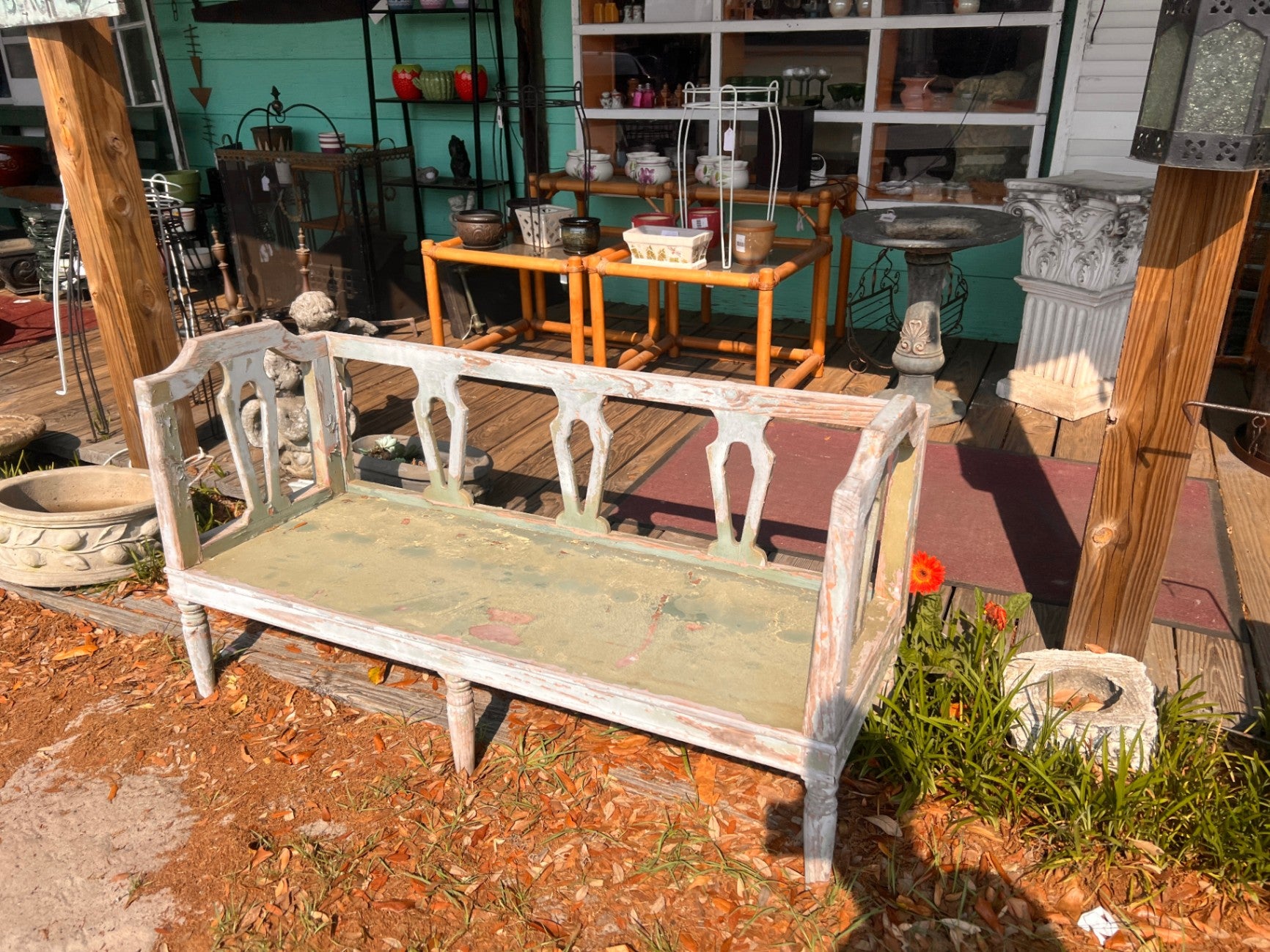 Custom Made Wooden Bench