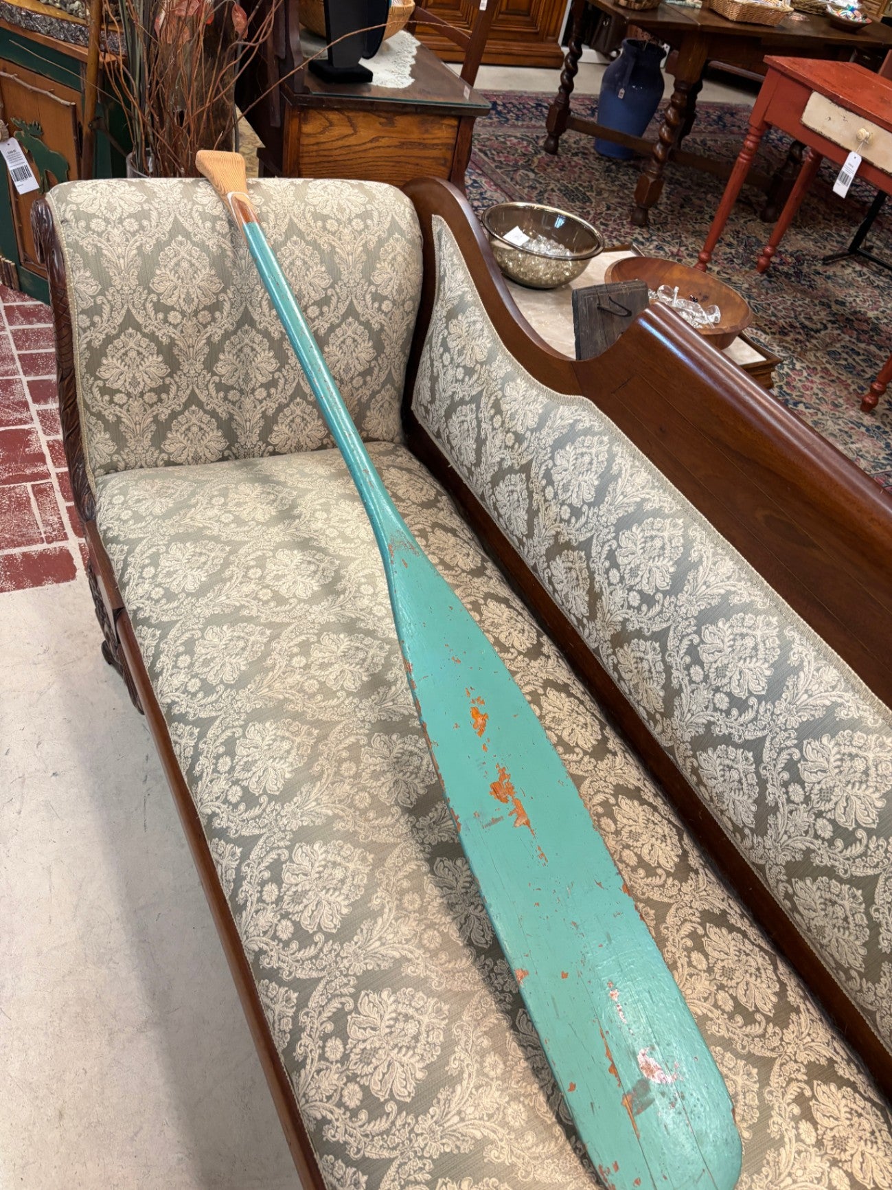 Vintage Wooden Boat Oar
